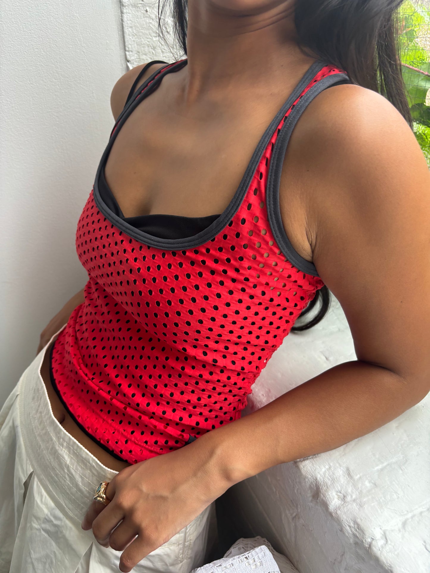 Vintage Nike Red Sport Top