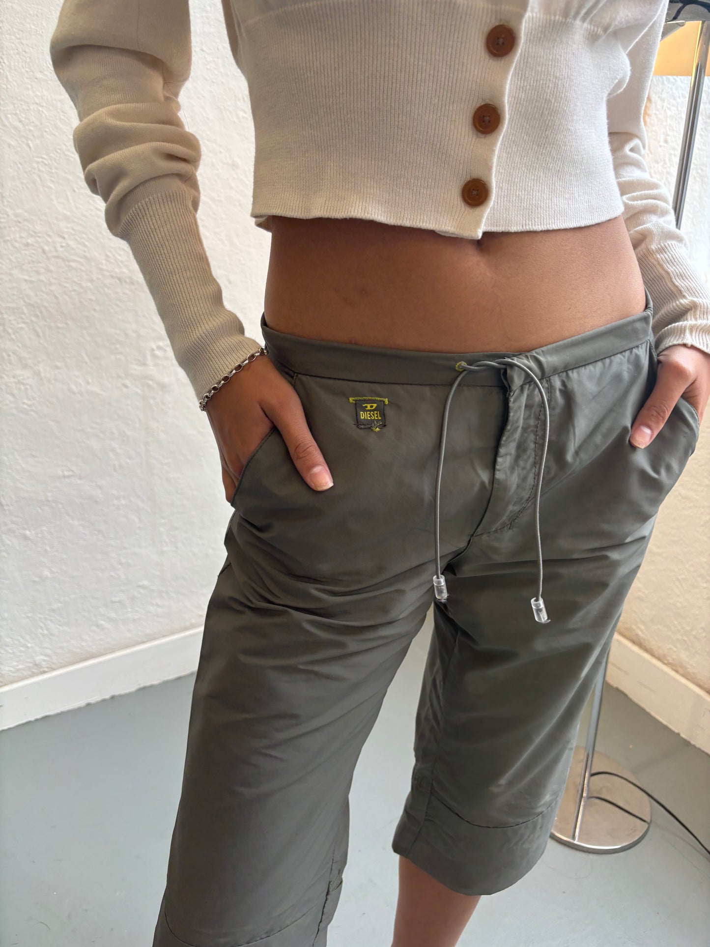 Diesel Khaki Capris