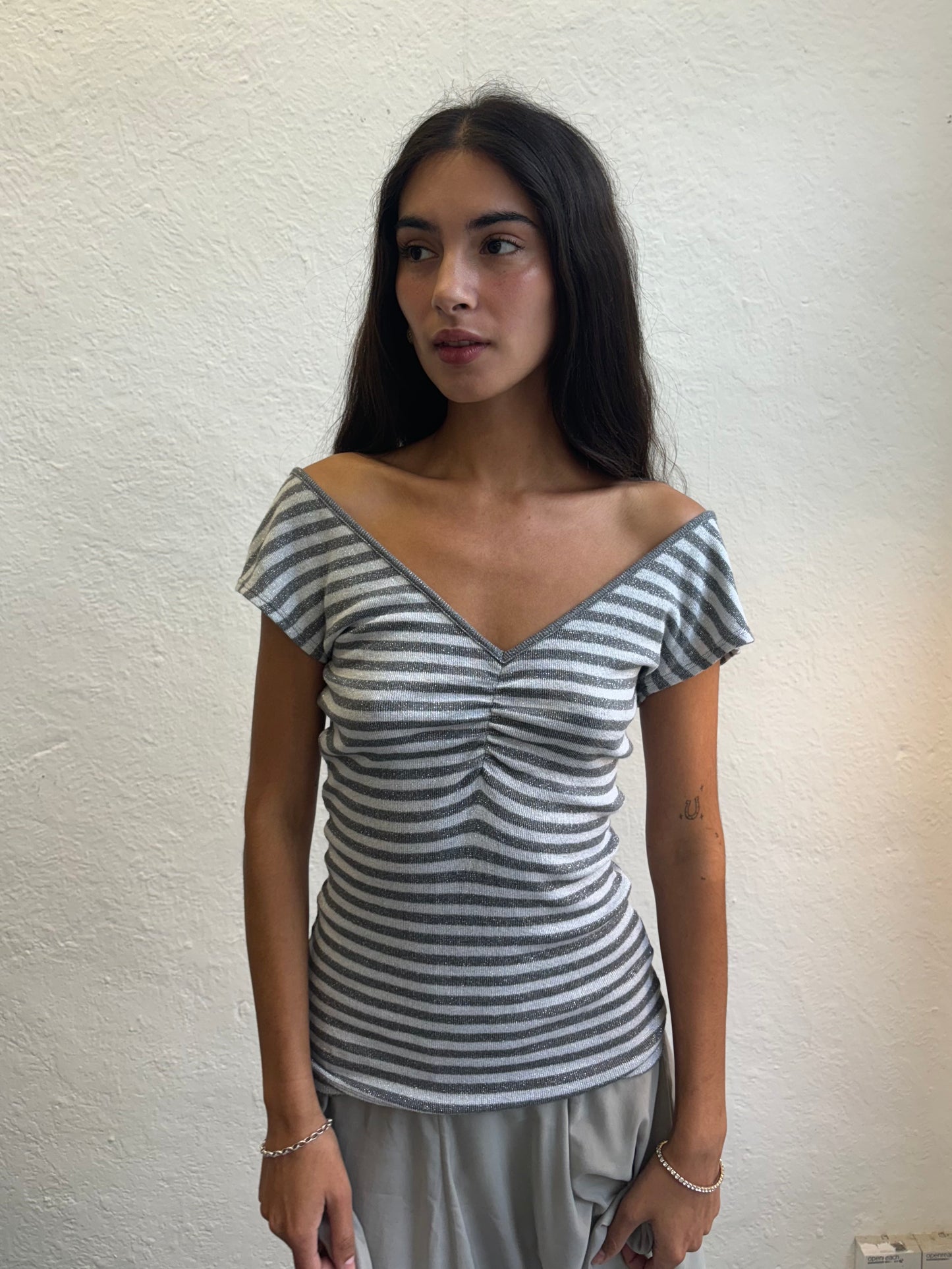 Vintage Warehouse Stripe Knit Top