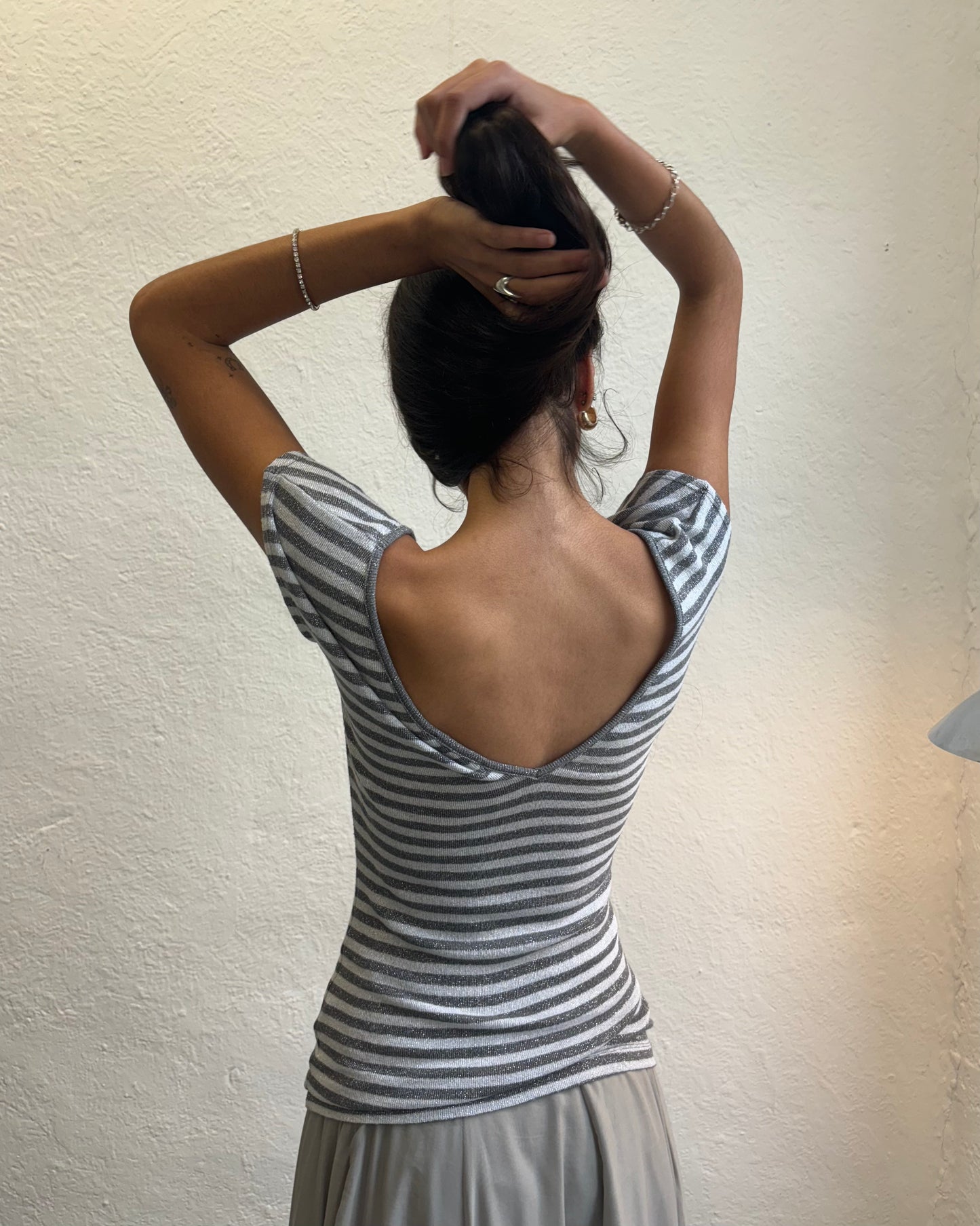 Vintage Warehouse Stripe Knit Top