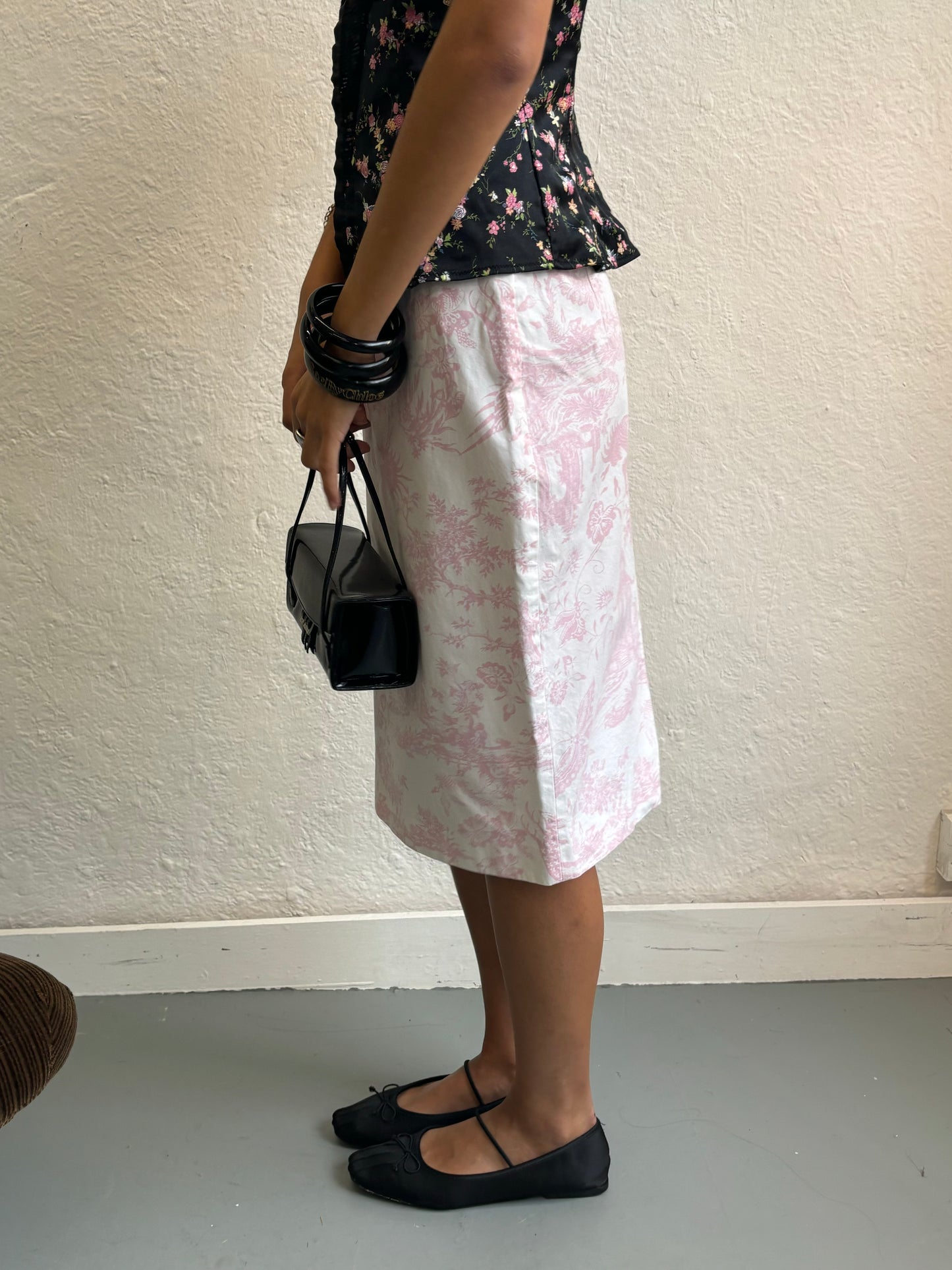 Christian Lacroix Toile De Jouy Midi Skirt