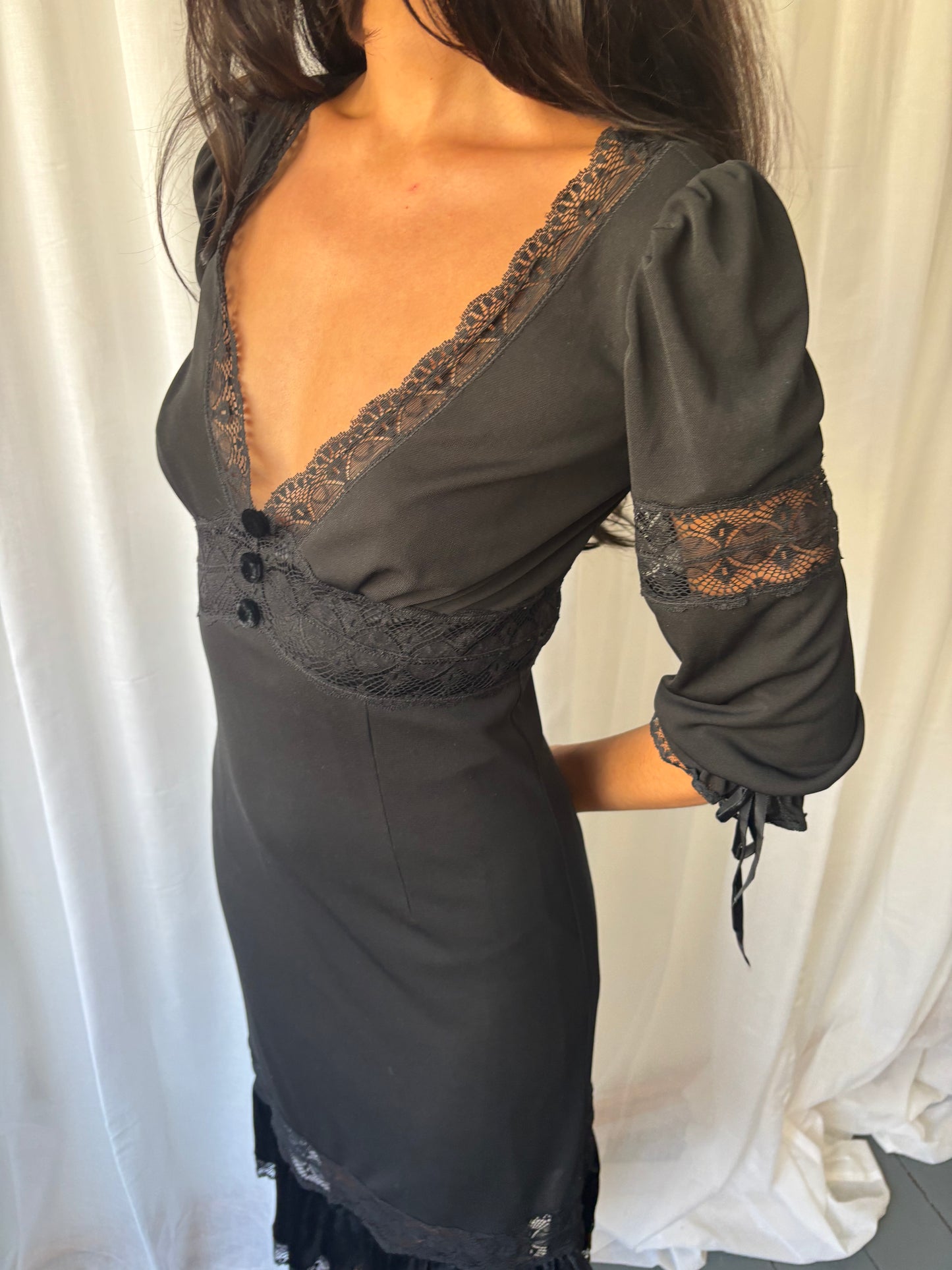 D&G Black Midi Dress