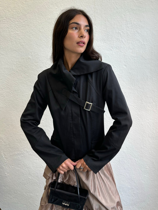 Rinascimento Black Buckle Jacket