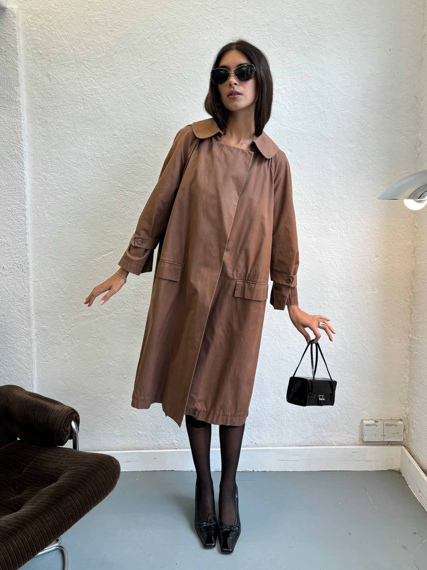 Marni Brown Collar Coat