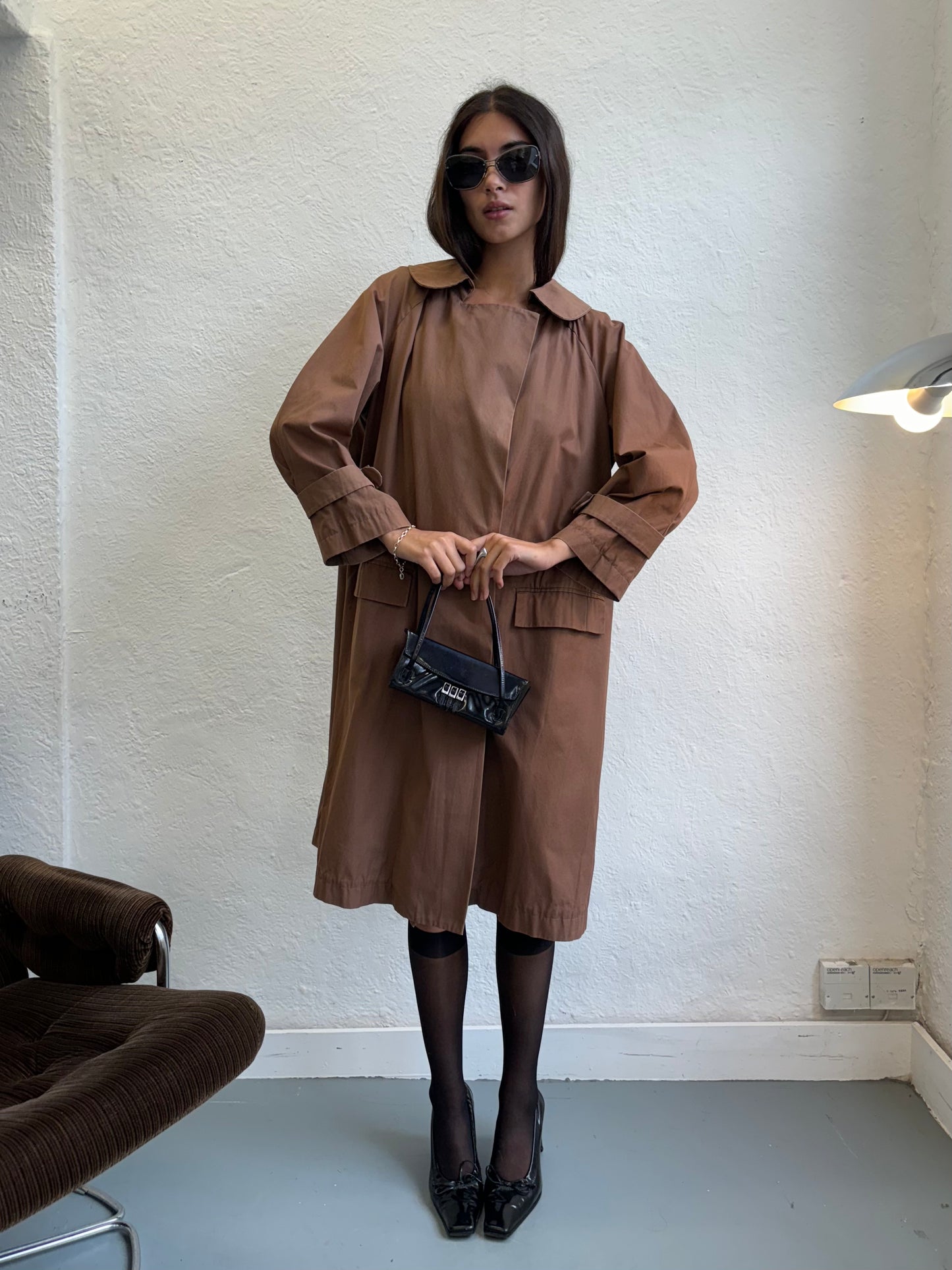 Marni Brown Collar Coat