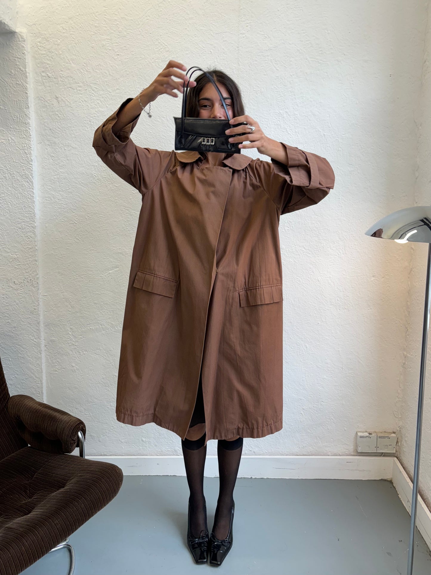 Marni Brown Collar Coat