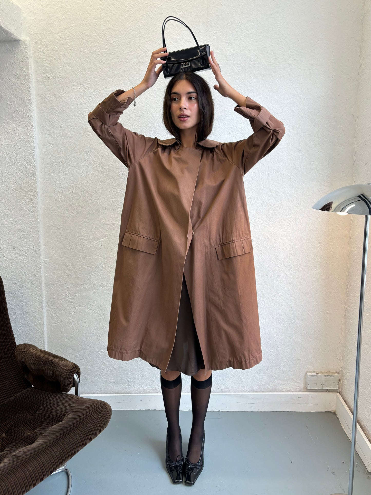 Marni Brown Collar Coat