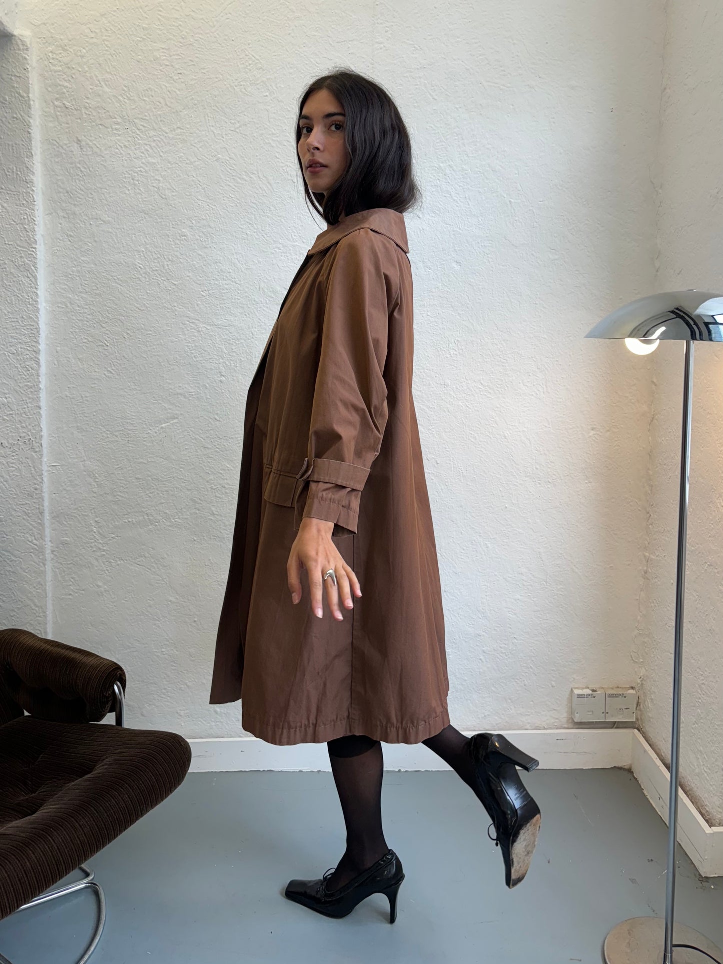 Marni Brown Collar Coat