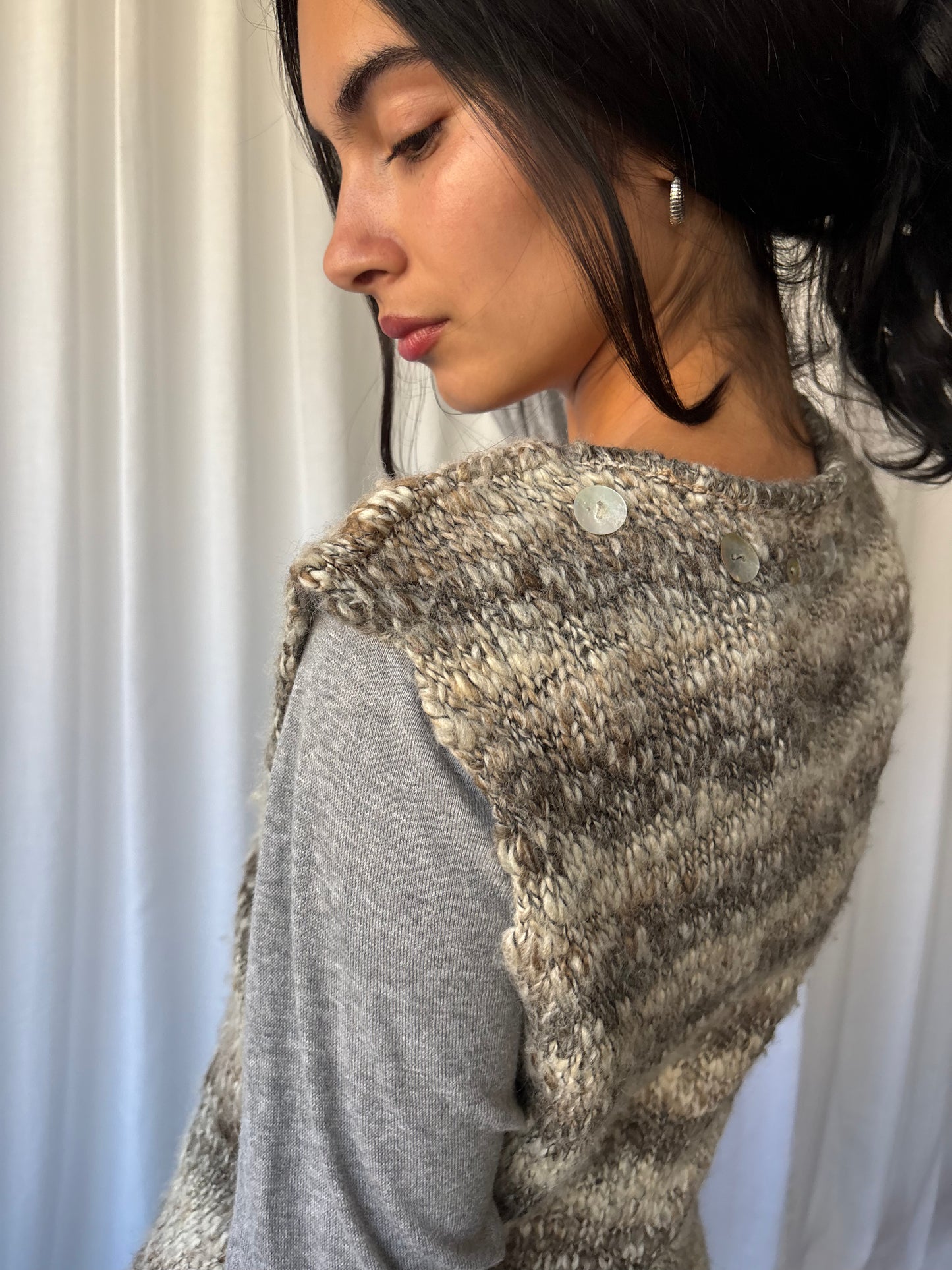 John Rocha Beige Knit Gilet