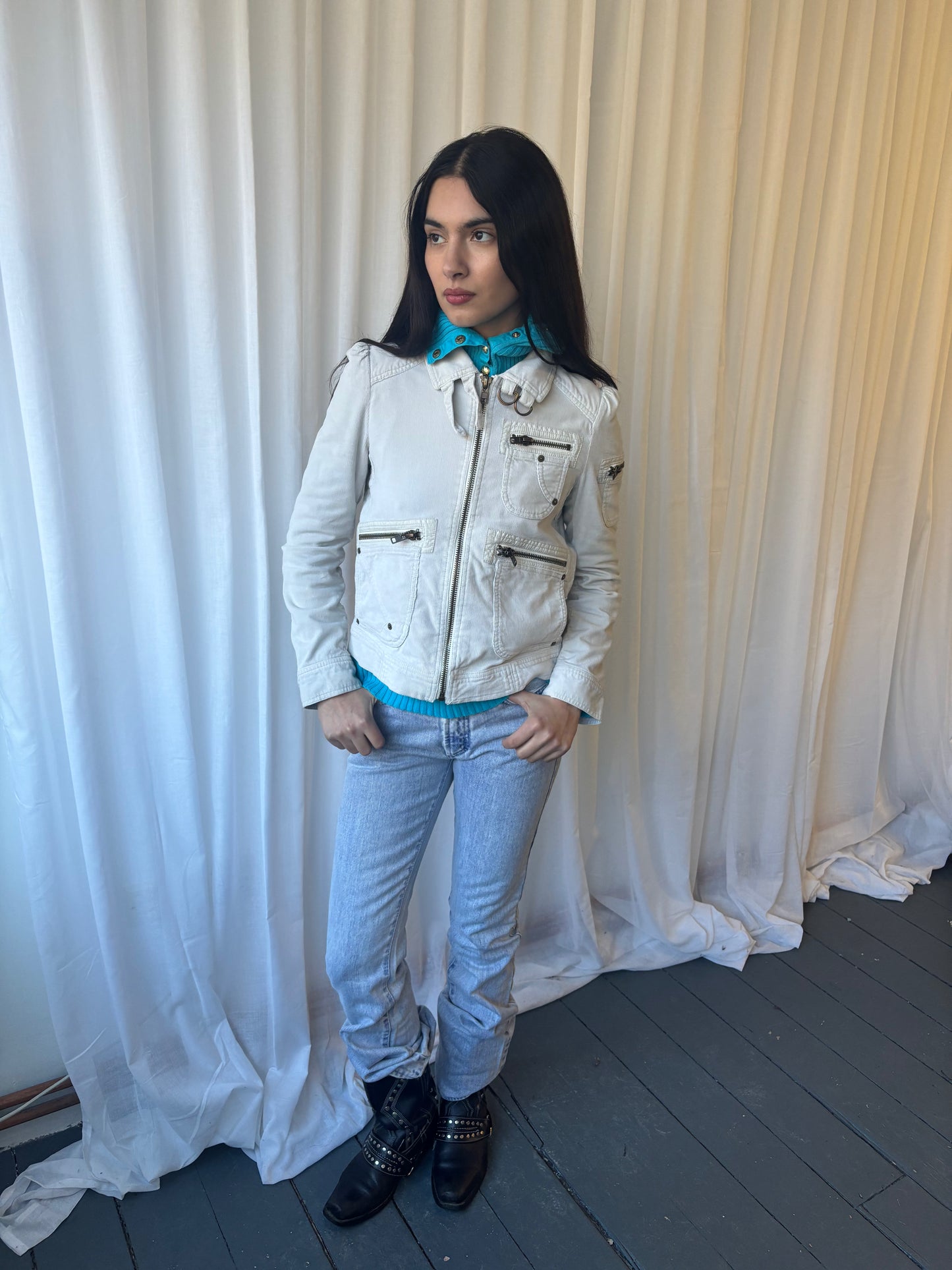 Marc Jacobs Cream Cord Jacket