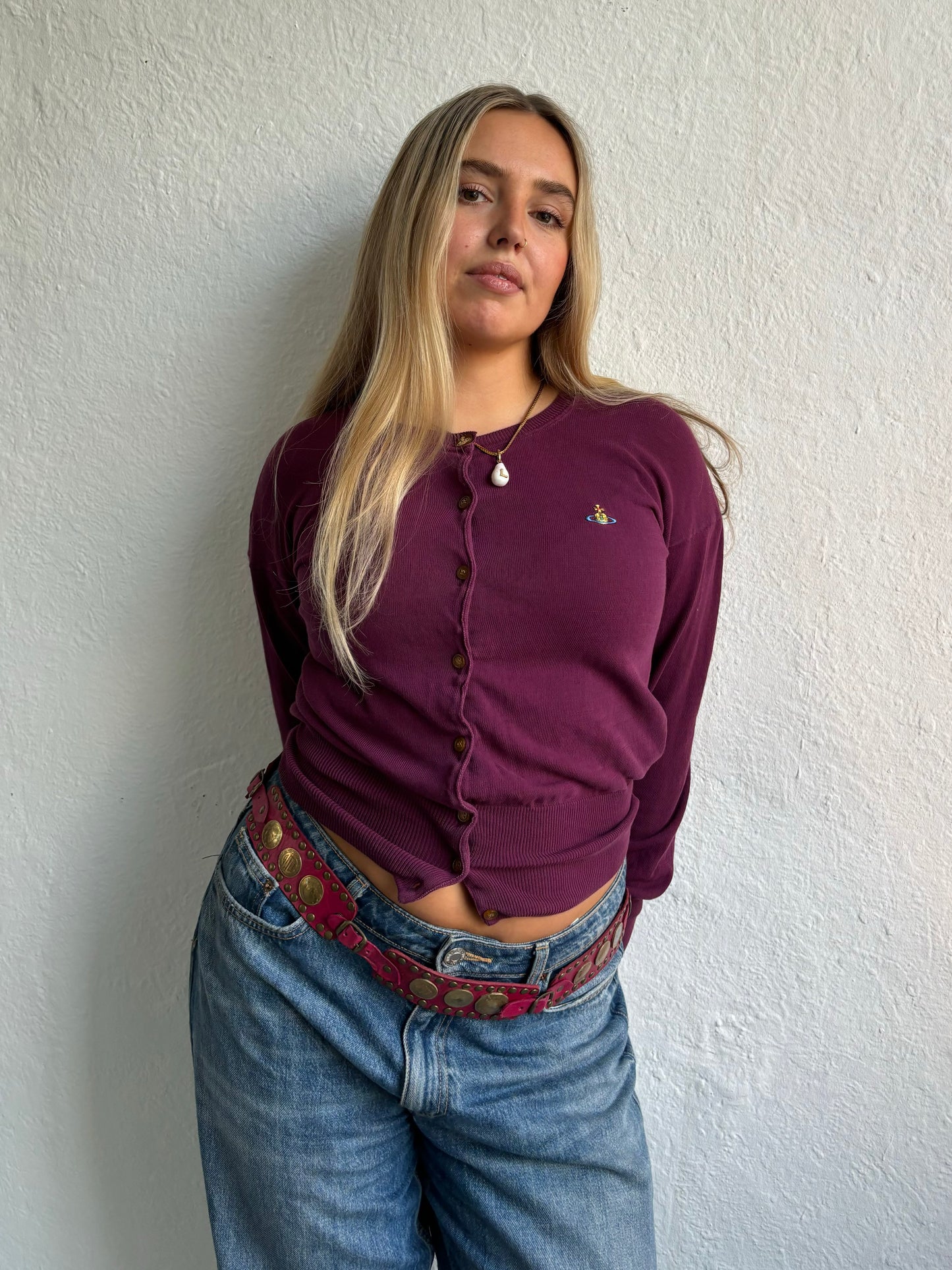 Vivienne Westwood Plum Cardigan