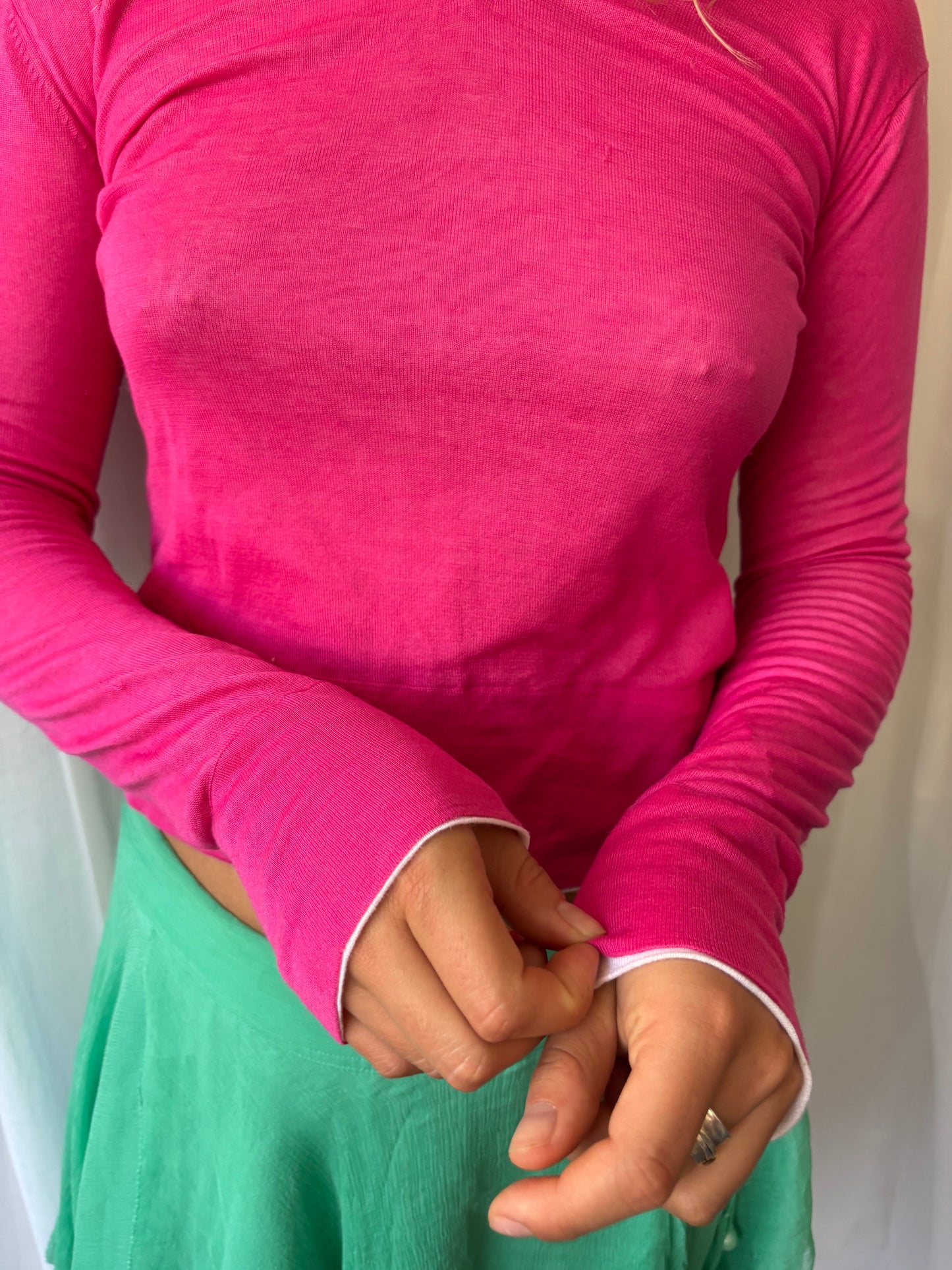 Ben de Lisi Pink Knit Top