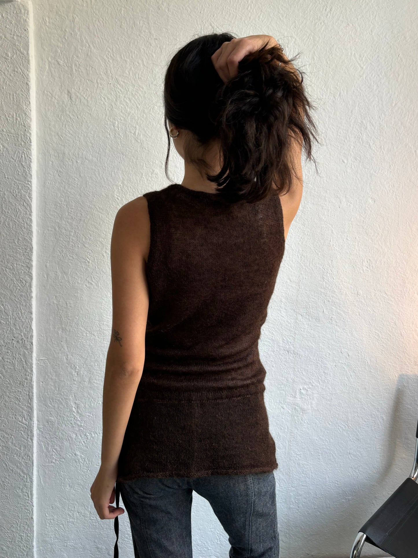 Full Circle Brown Knit Top