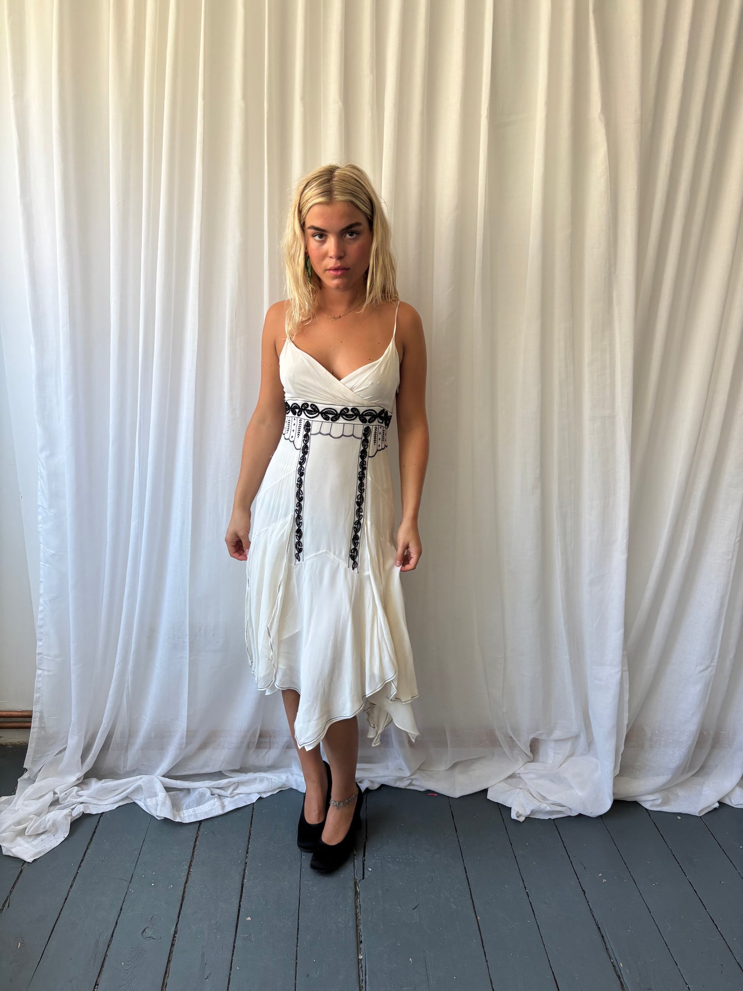 Karen Millen White Beaded Dress