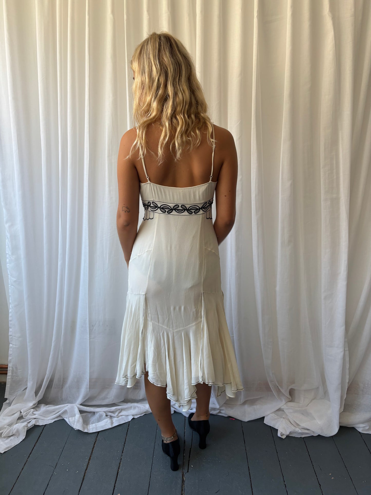 Karen Millen White Beaded Dress