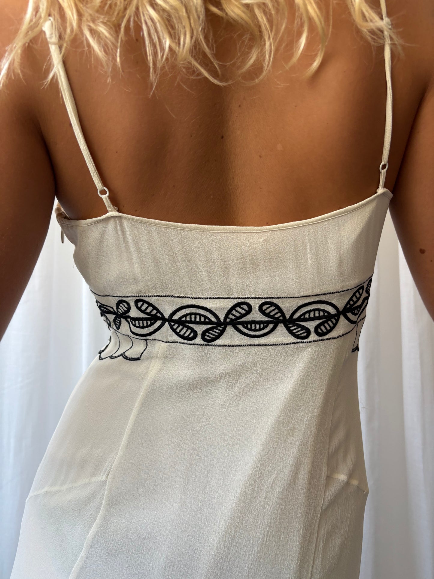 Karen Millen White Beaded Dress