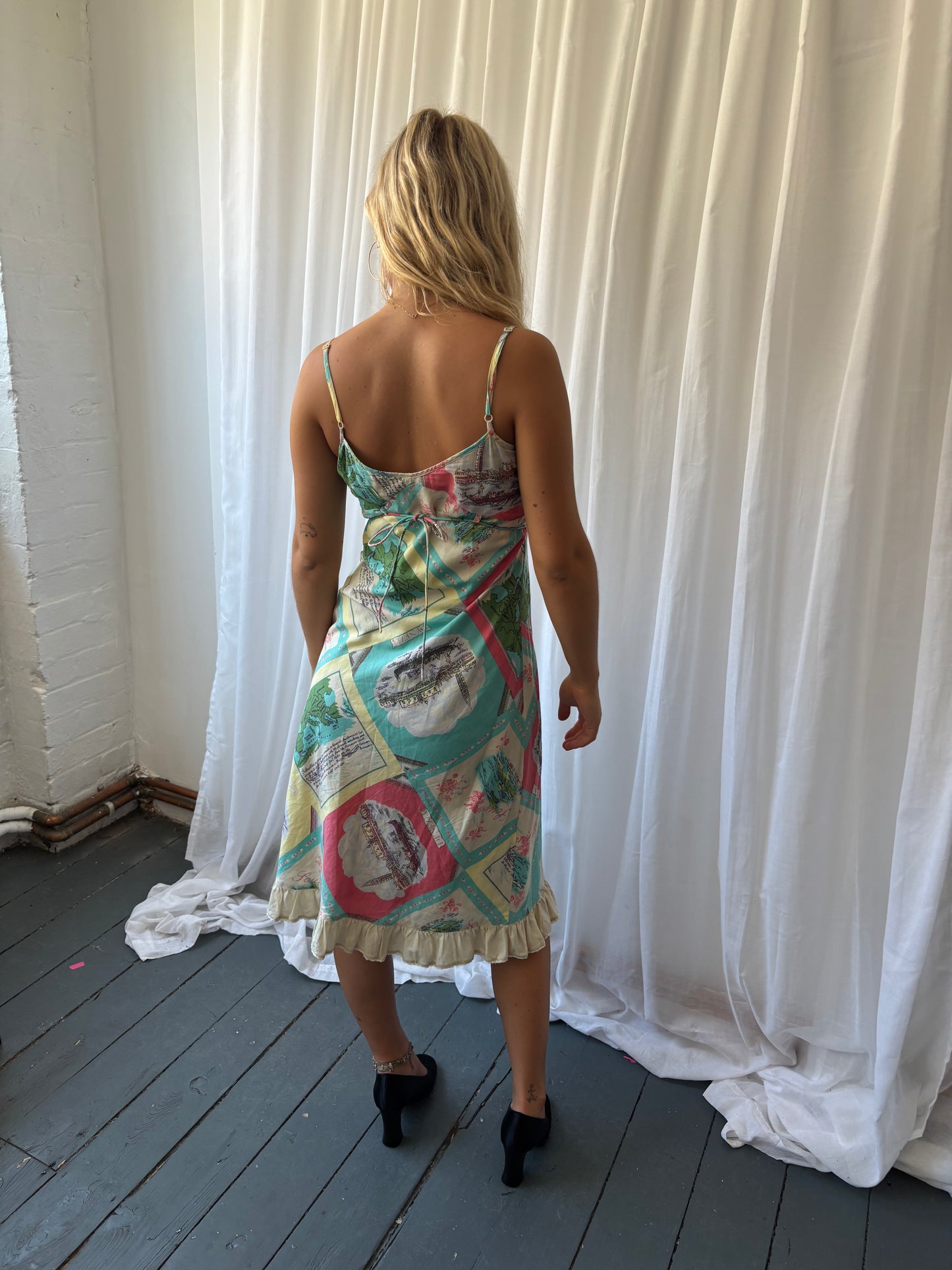 Whistles Map Print Dress