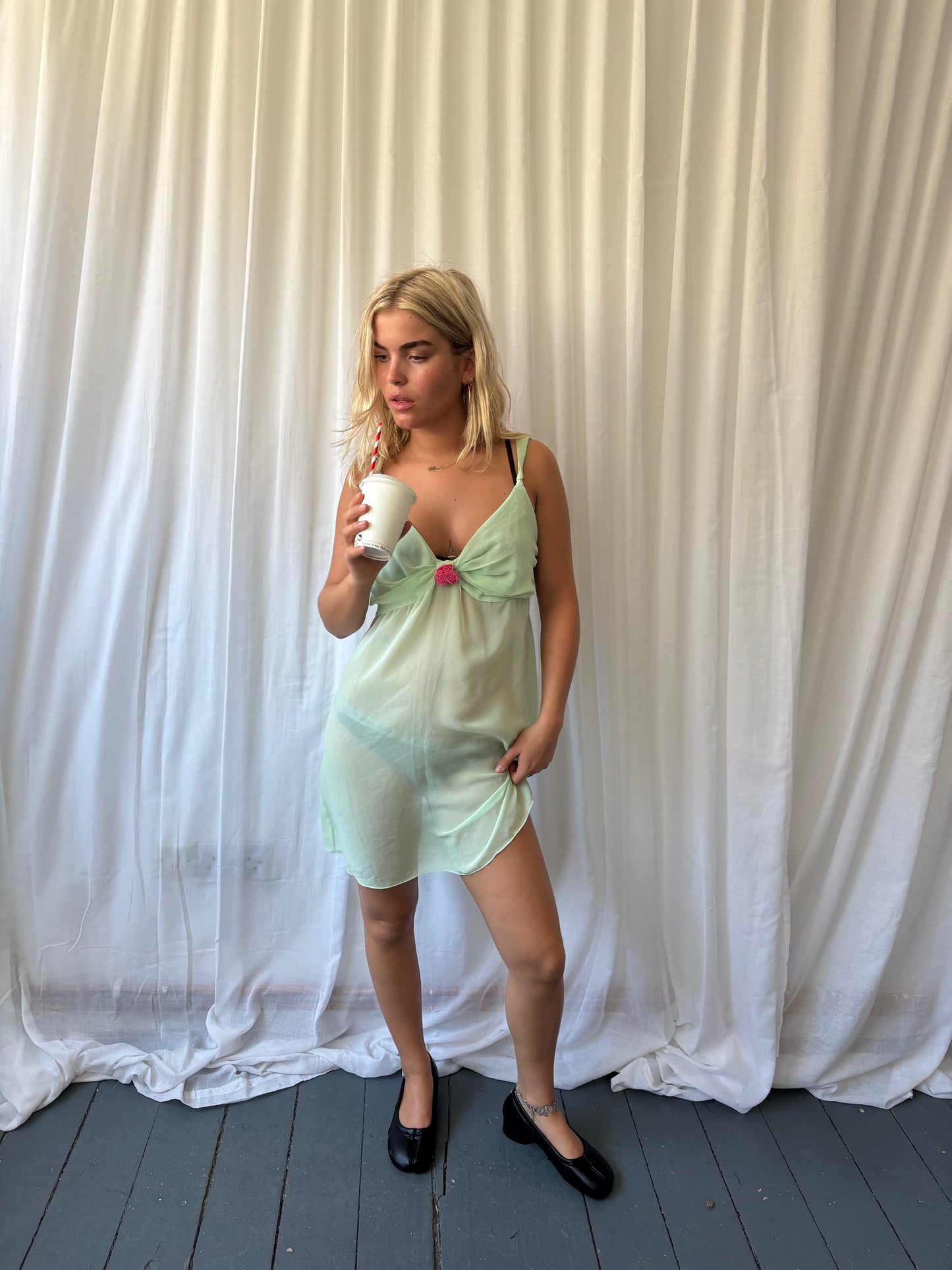 Yamamay Pale Green Slip