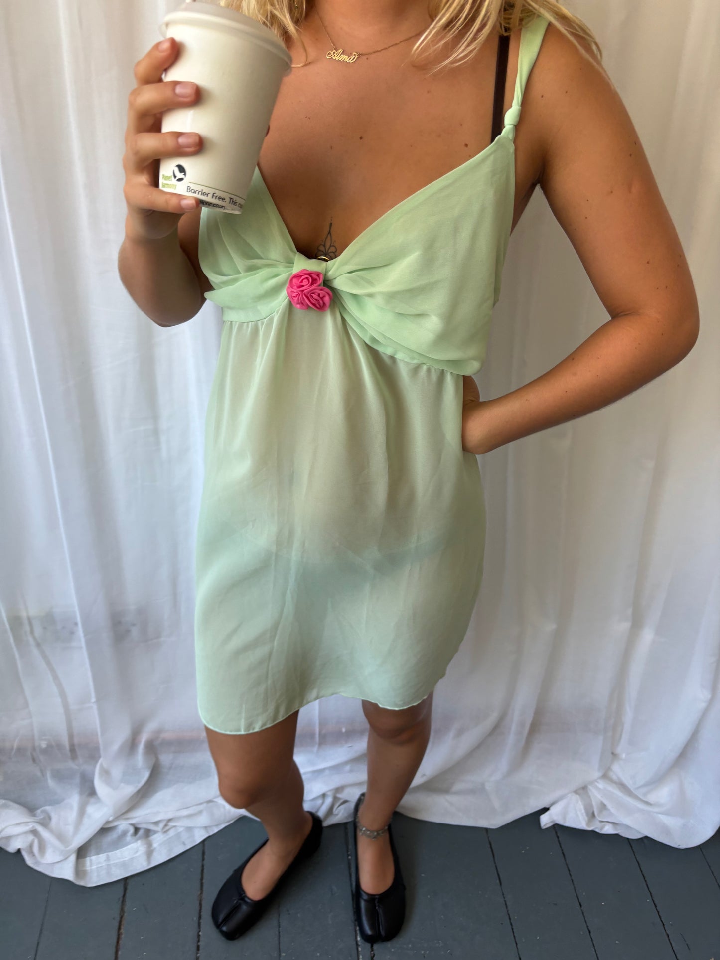 Yamamay Pale Green Slip