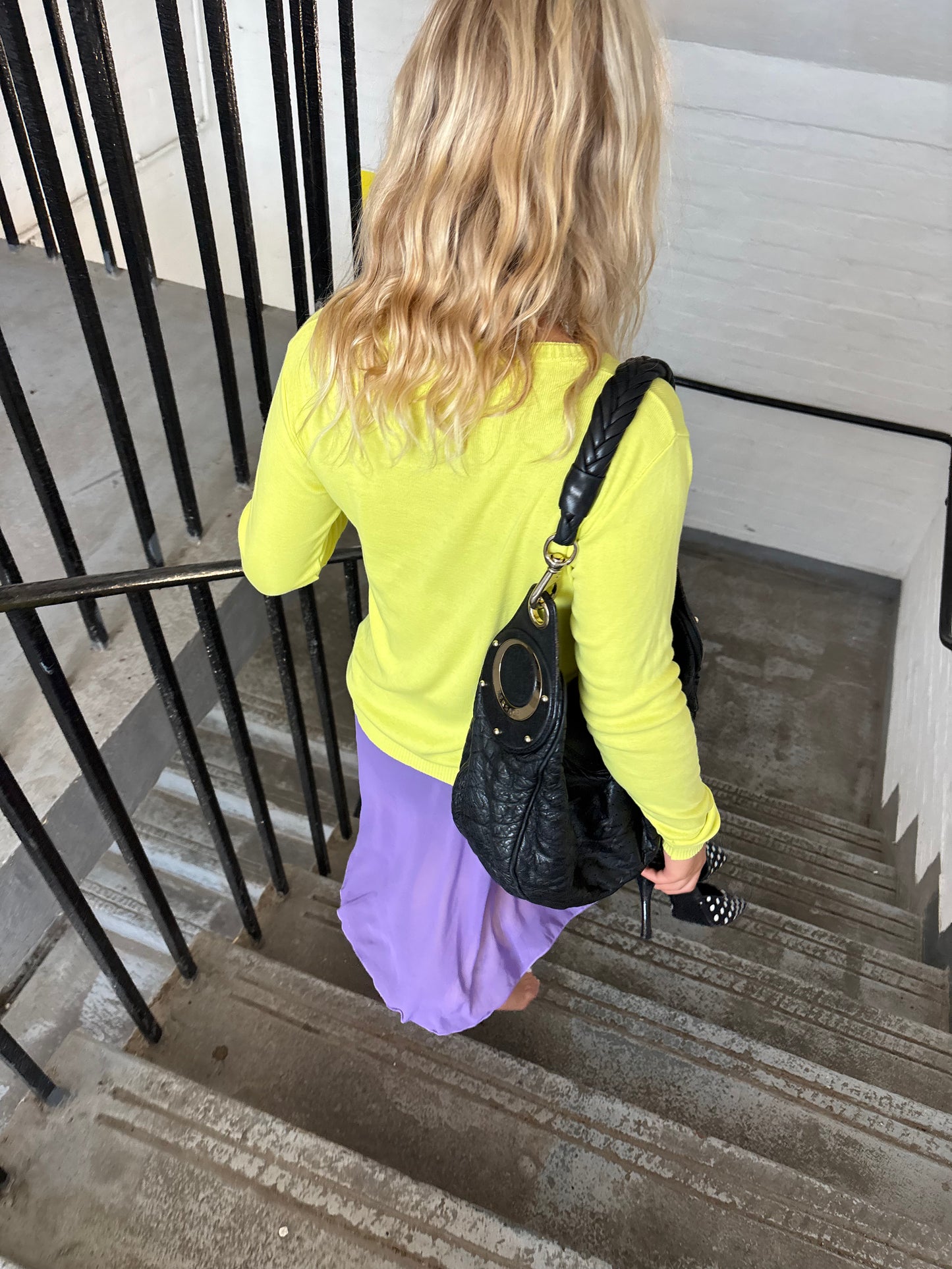 United Colors of Benetton Neon Yellow Cardigan