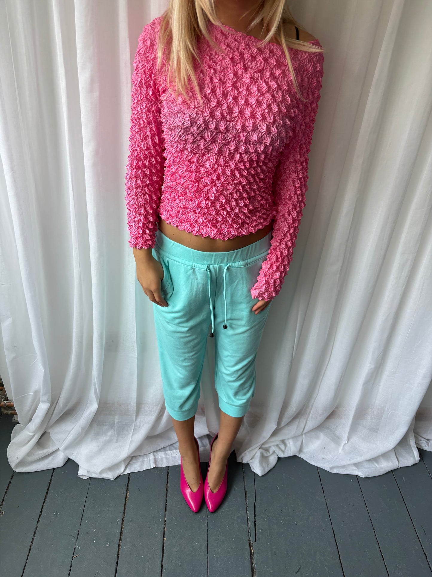 Vintage 80s Pink Top