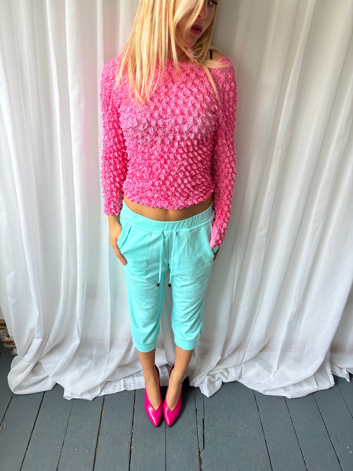Vintage 80s Pink Top