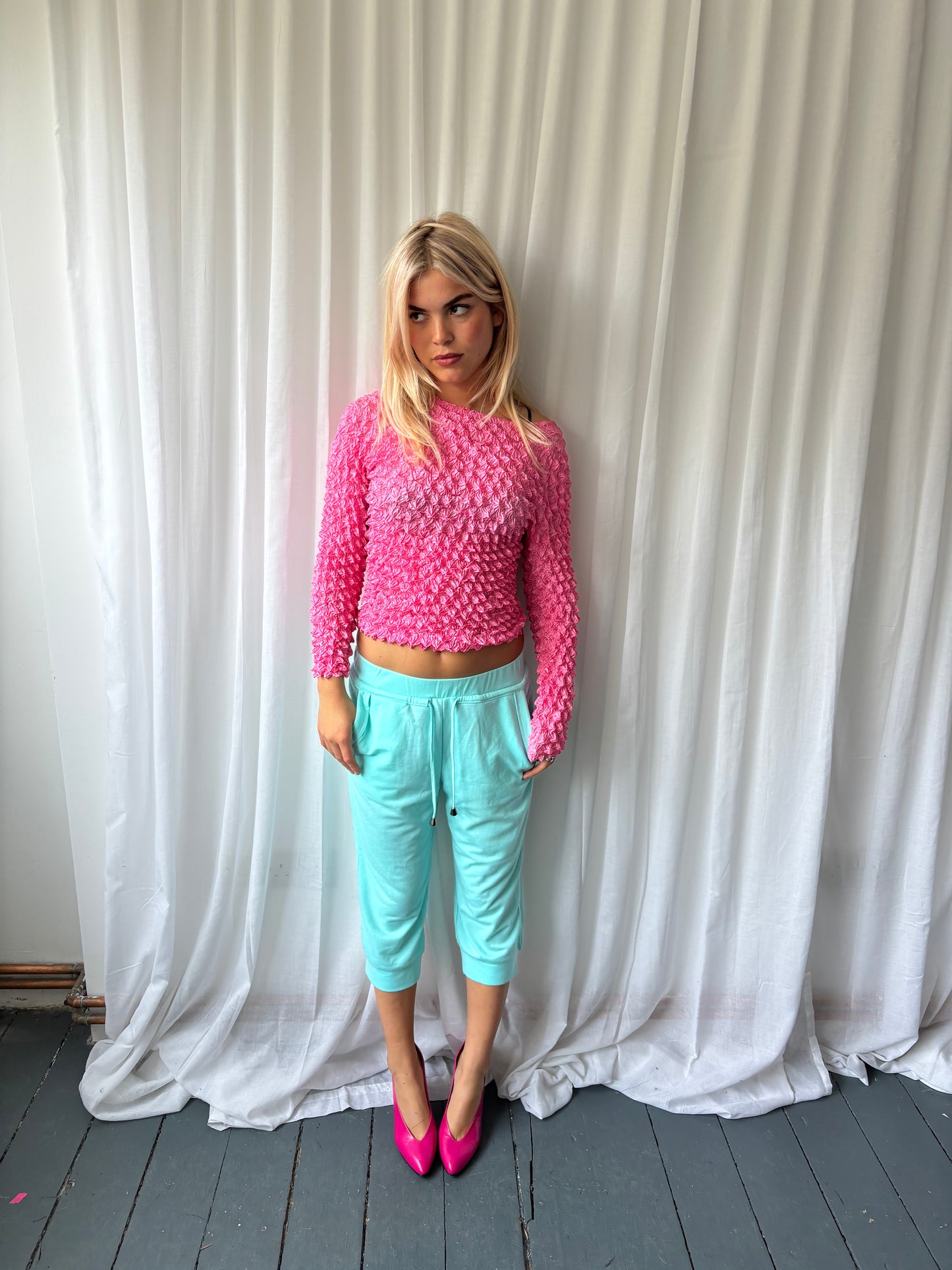 Vintage 80s Pink Top