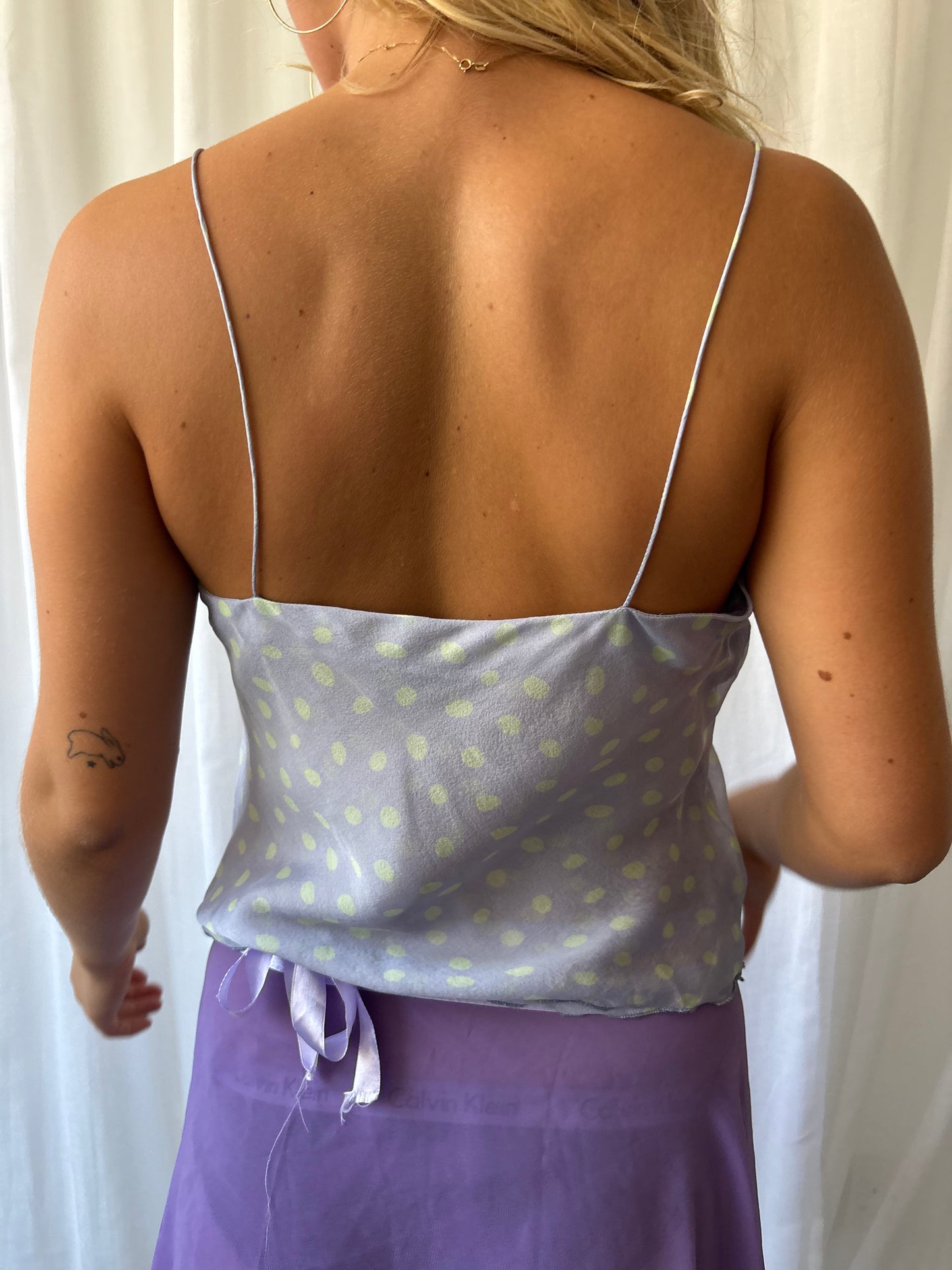 Frank Usher Lilac Polka Dot Cami