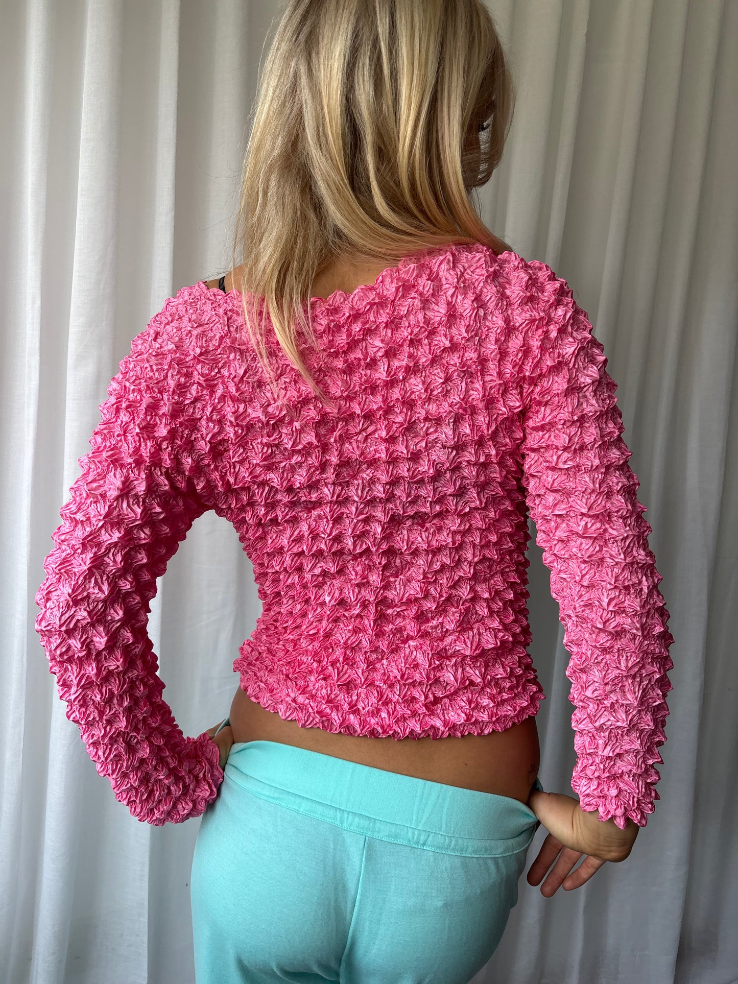Vintage 80s Pink Top