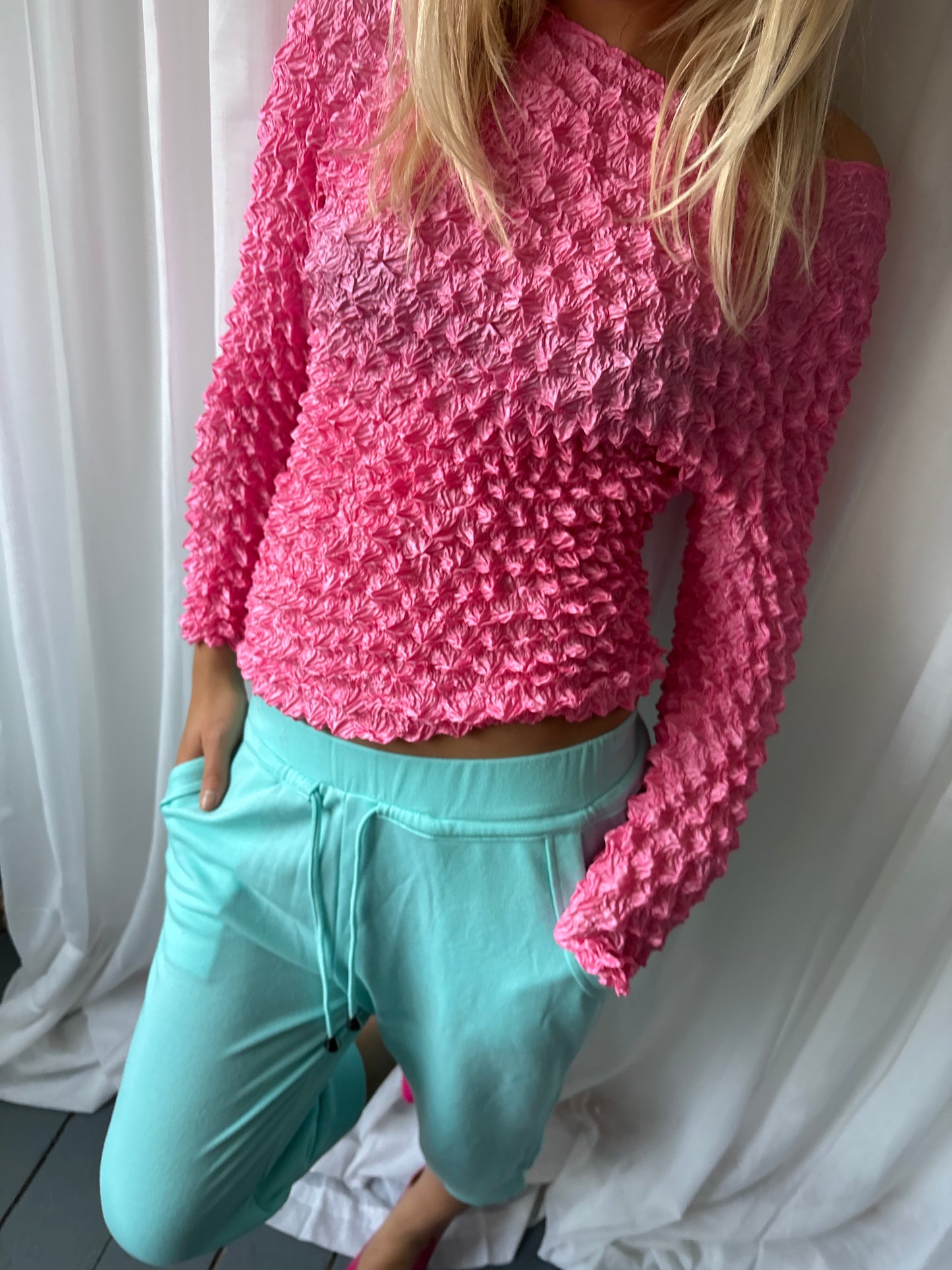 Vintage 80s Pink Top