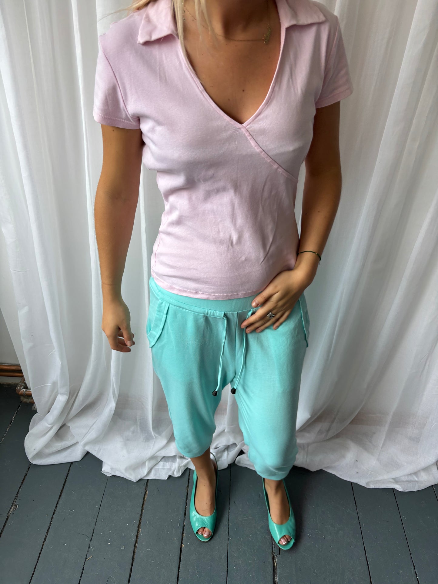 Benetton Pale Pink Top