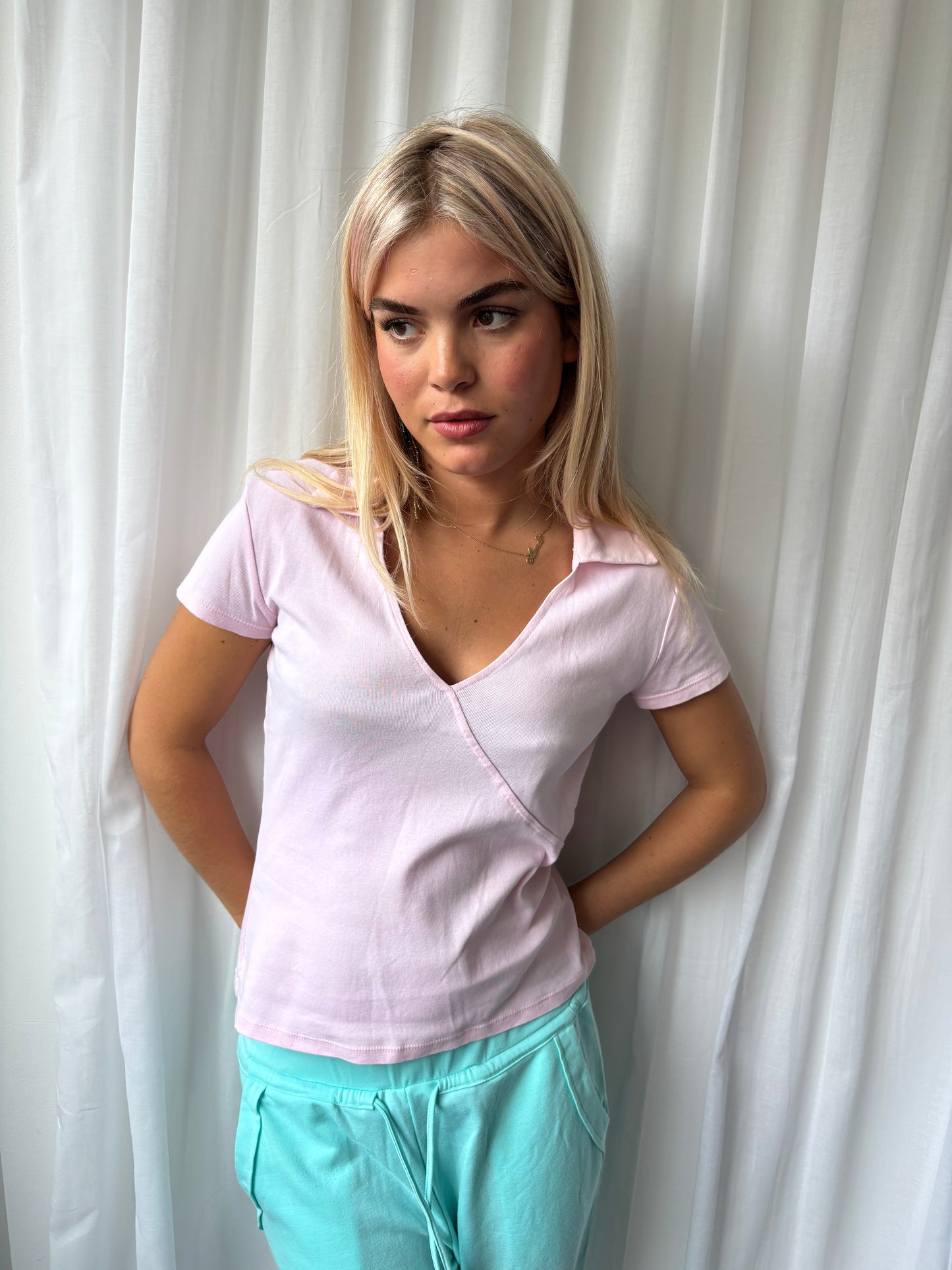Benetton Pale Pink Top