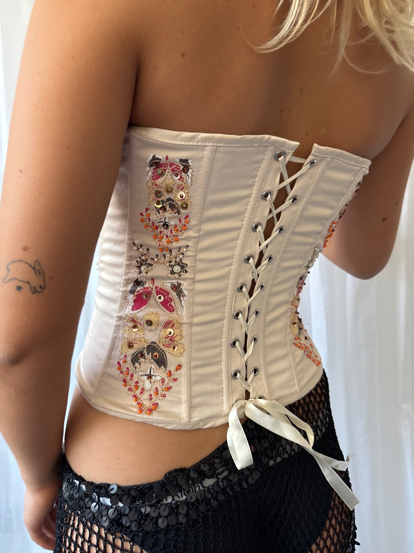 Rise Embroidered Beaded Corset