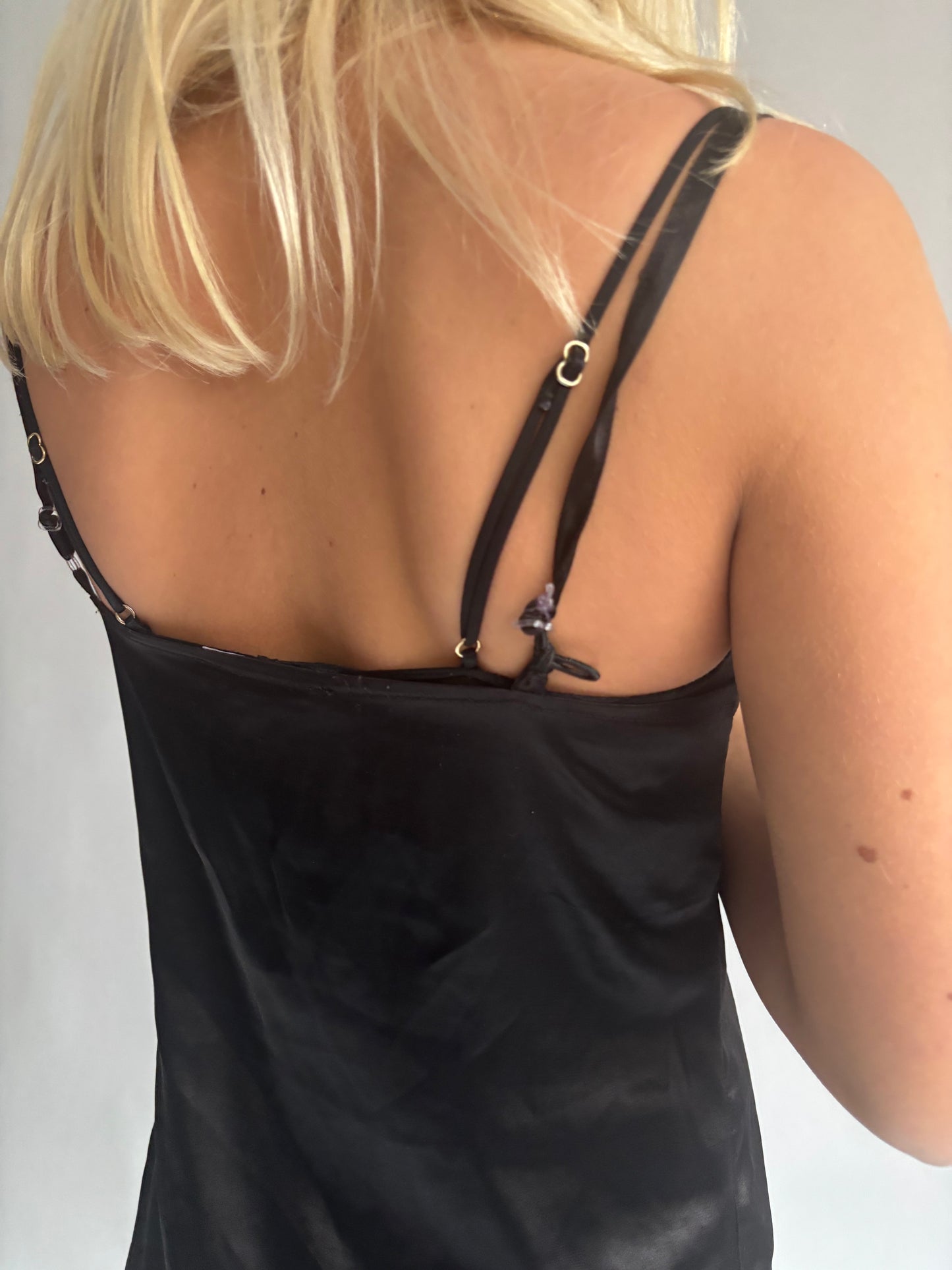 Naracamicie Black Satin Cami