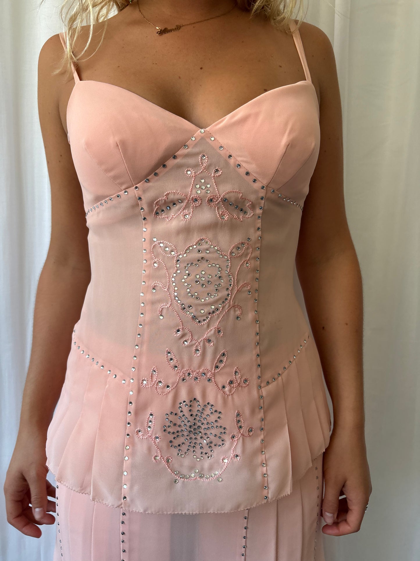 Amanda Wakeley Pink Skirt Set