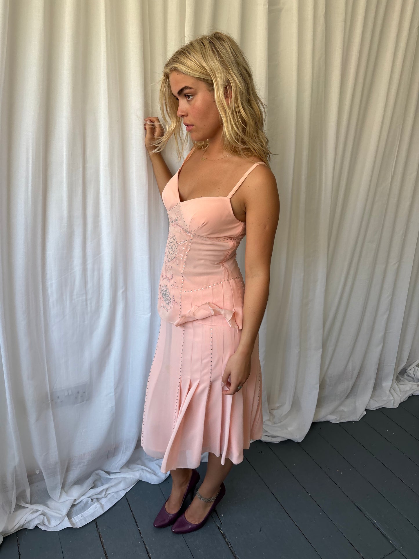 Amanda Wakeley Pink Skirt Set
