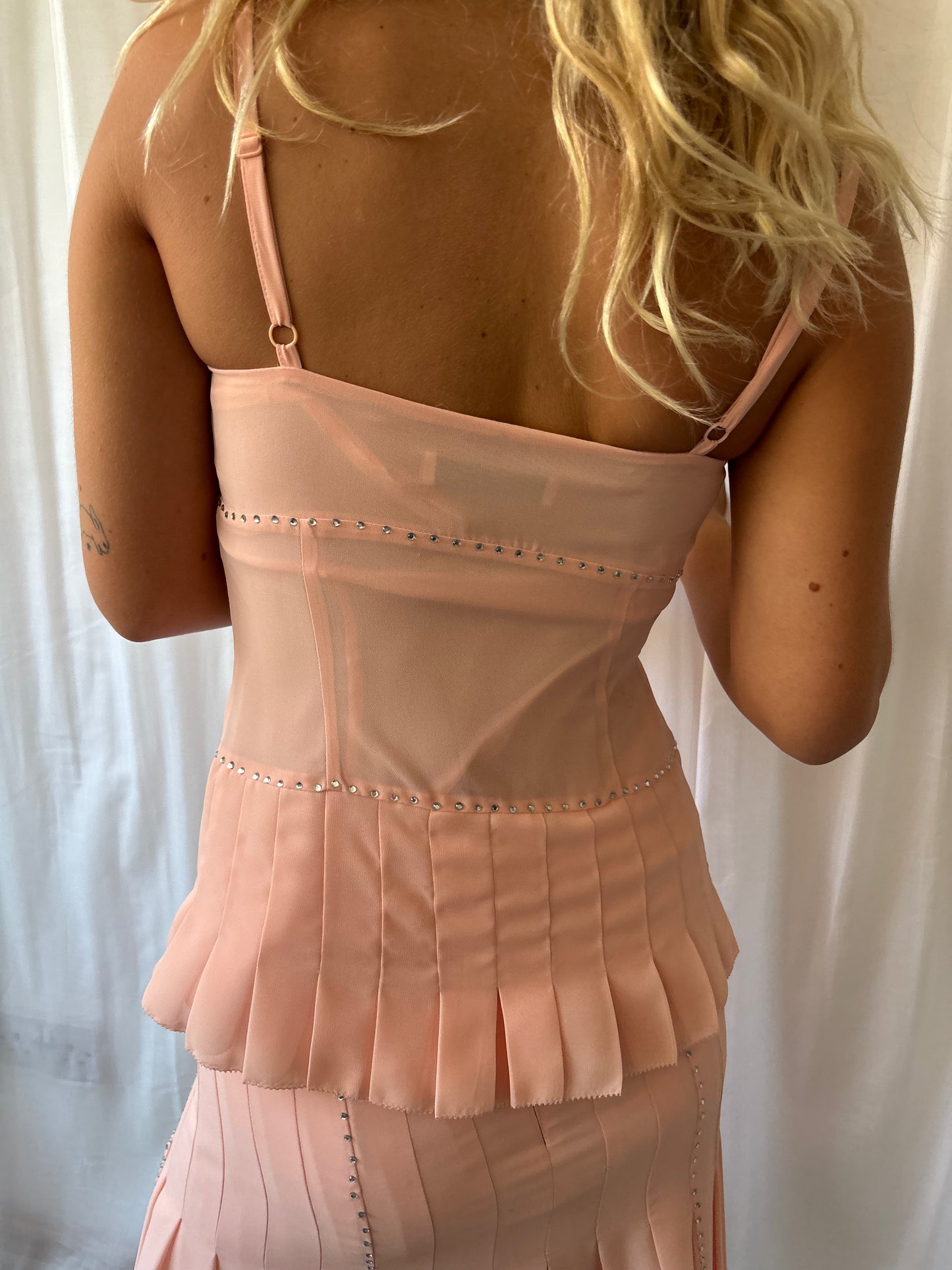 Amanda Wakeley Pink Skirt Set