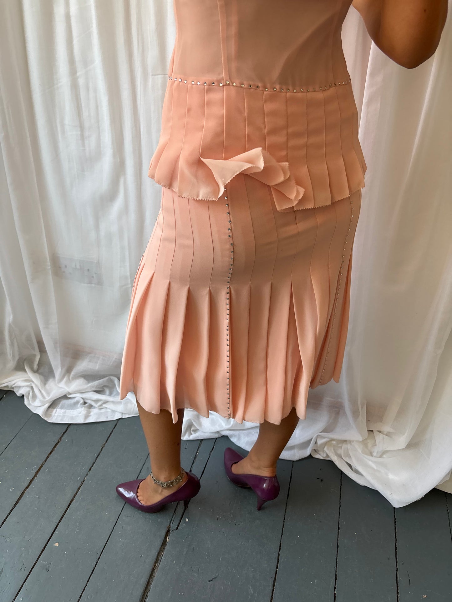 Amanda Wakeley Pink Skirt Set