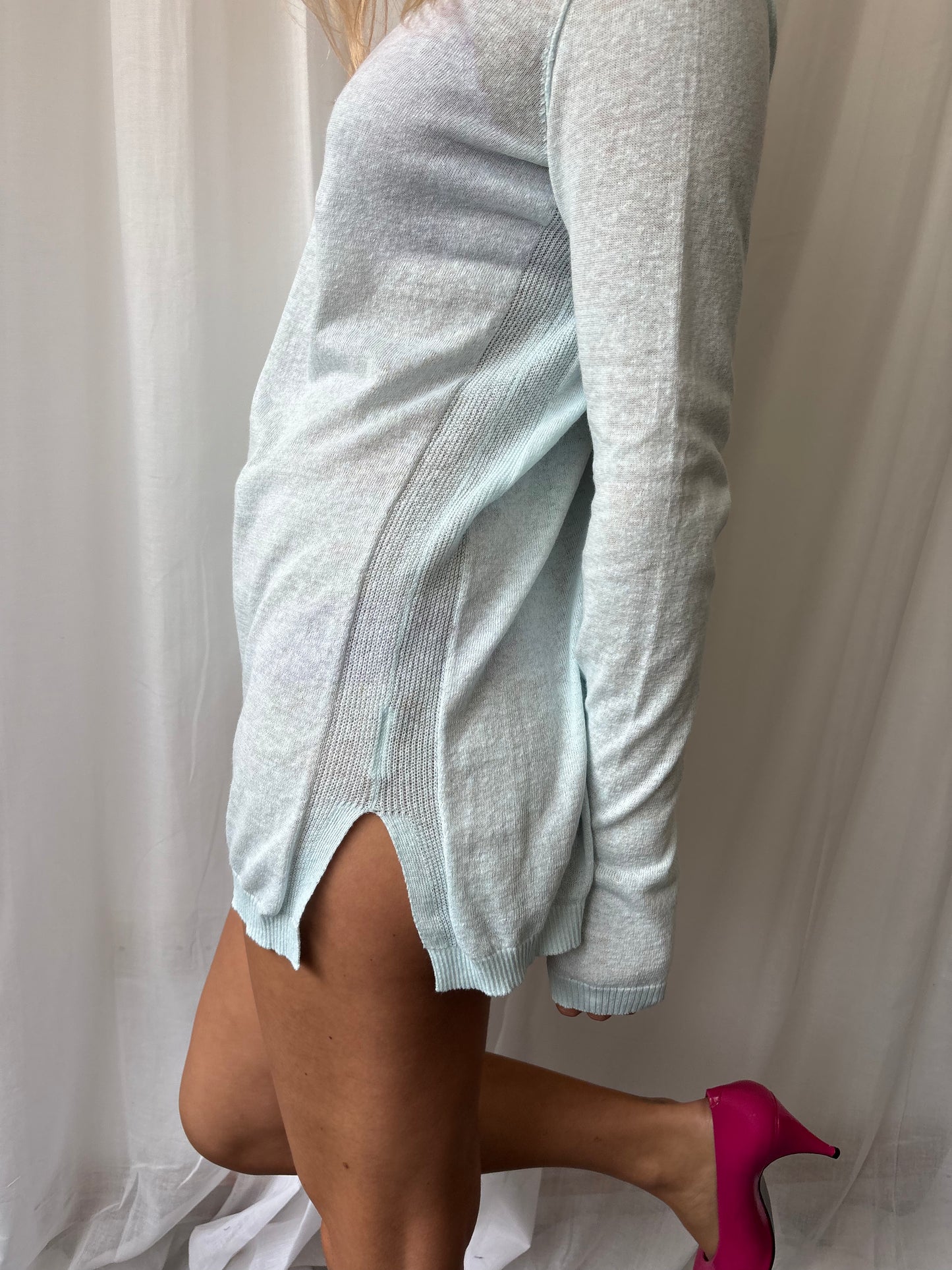 Gap Pale Blue Fine Knit Jumper
