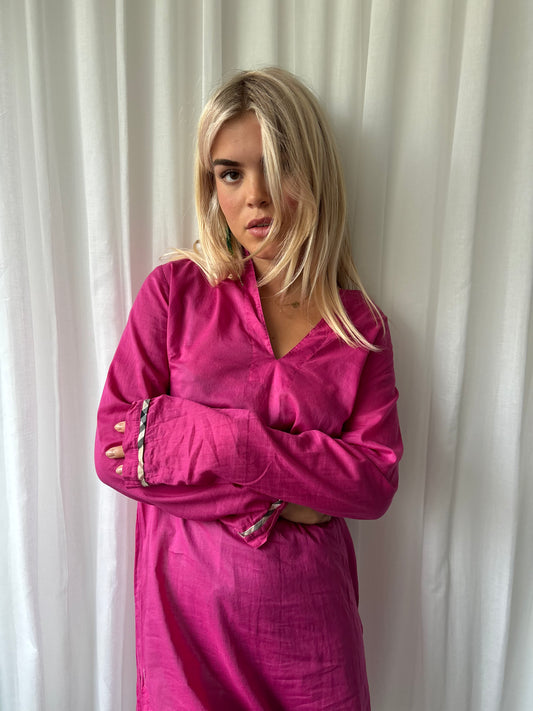 Burberry Dark Pink Kaftan