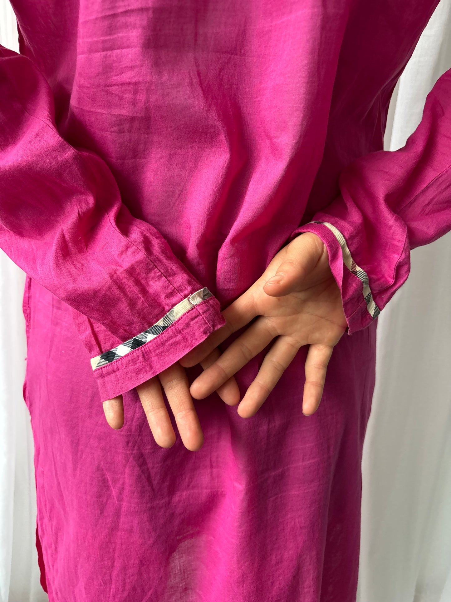 Burberry Dark Pink Kaftan