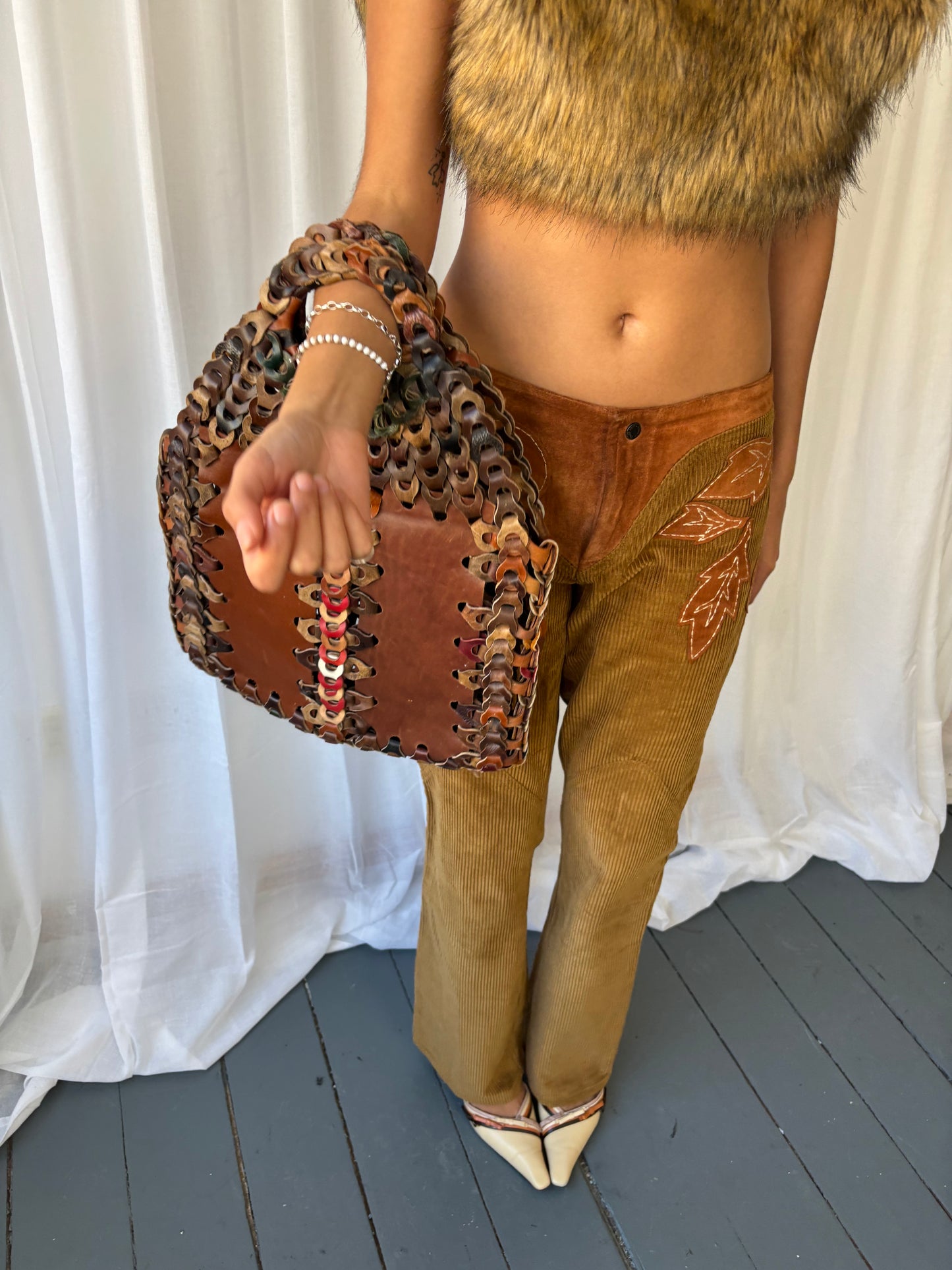 Vintage Tan Leather Bag