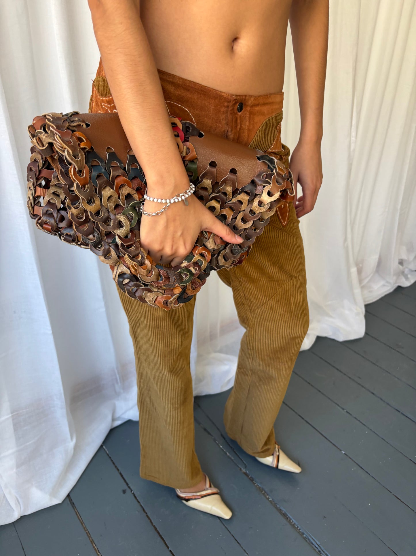 Vintage Tan Leather Bag