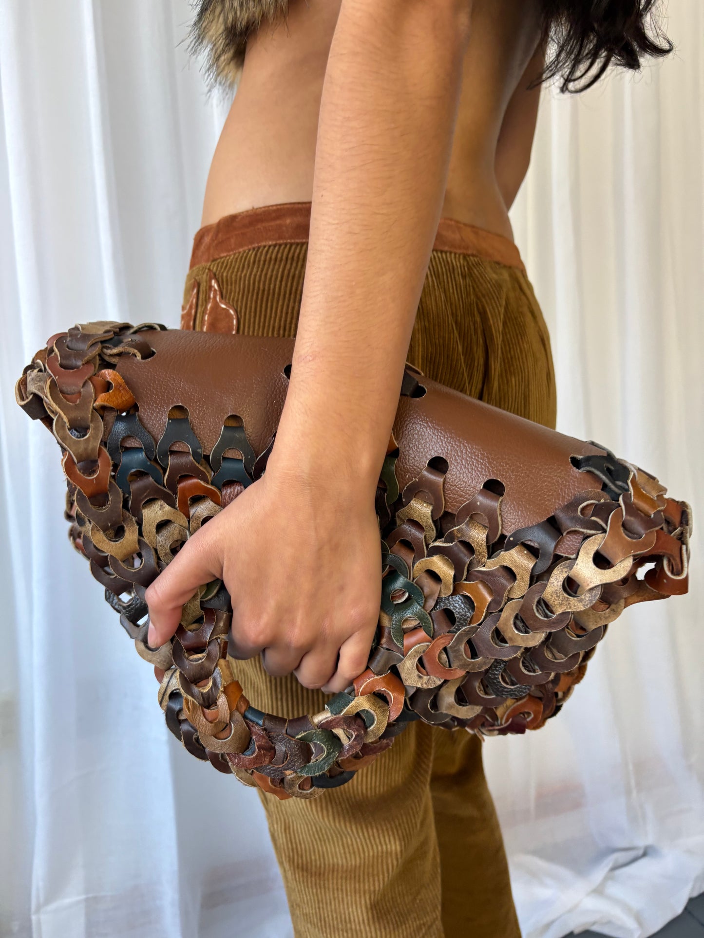 Vintage Tan Leather Bag