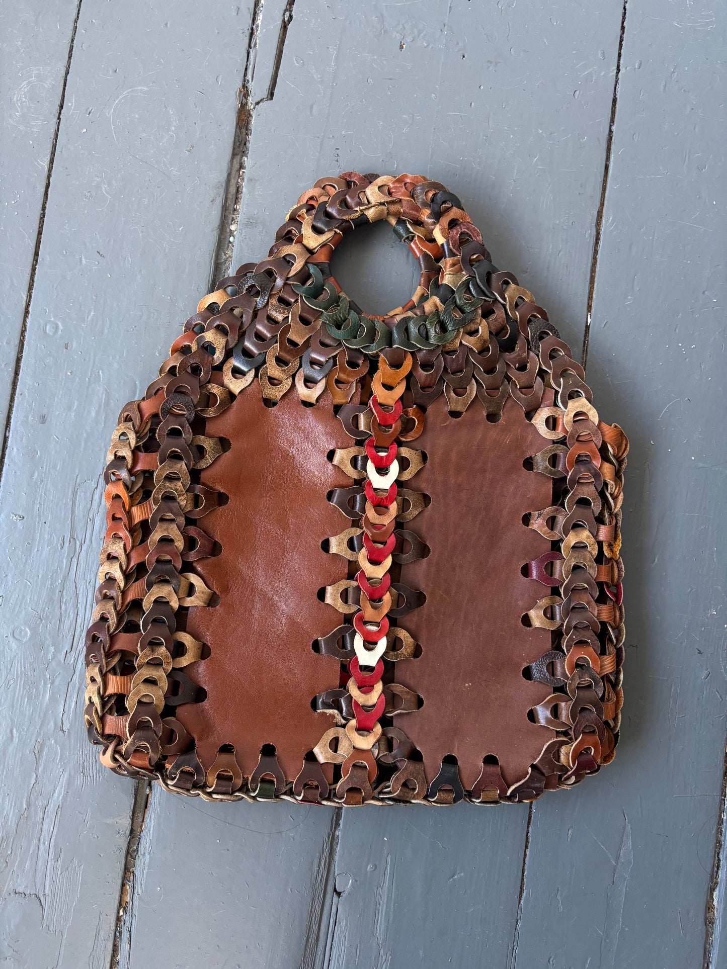 Vintage Tan Leather Bag