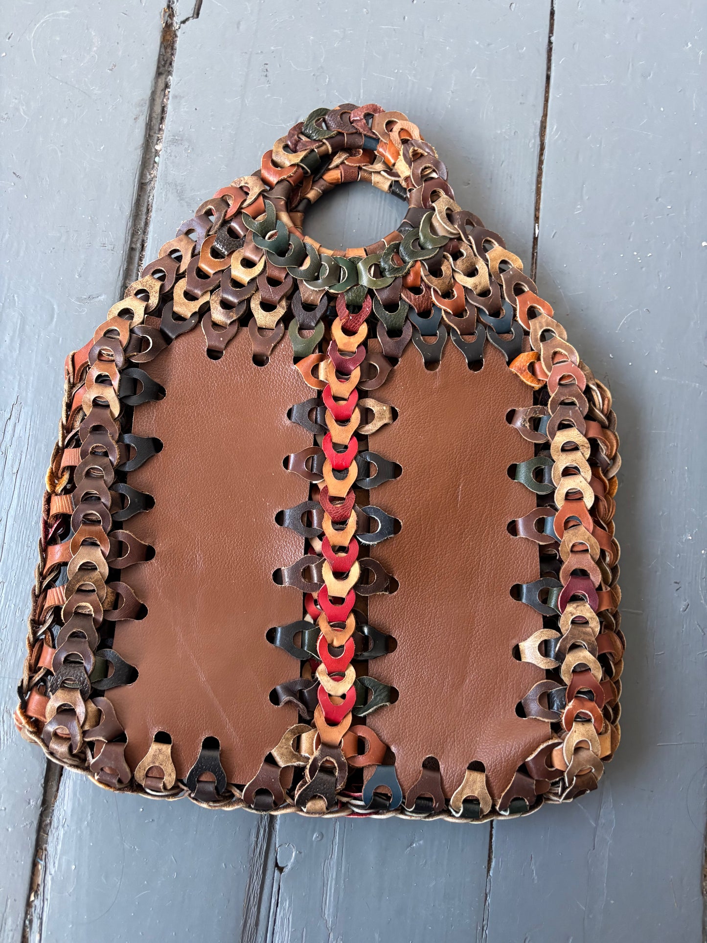 Vintage Tan Leather Bag