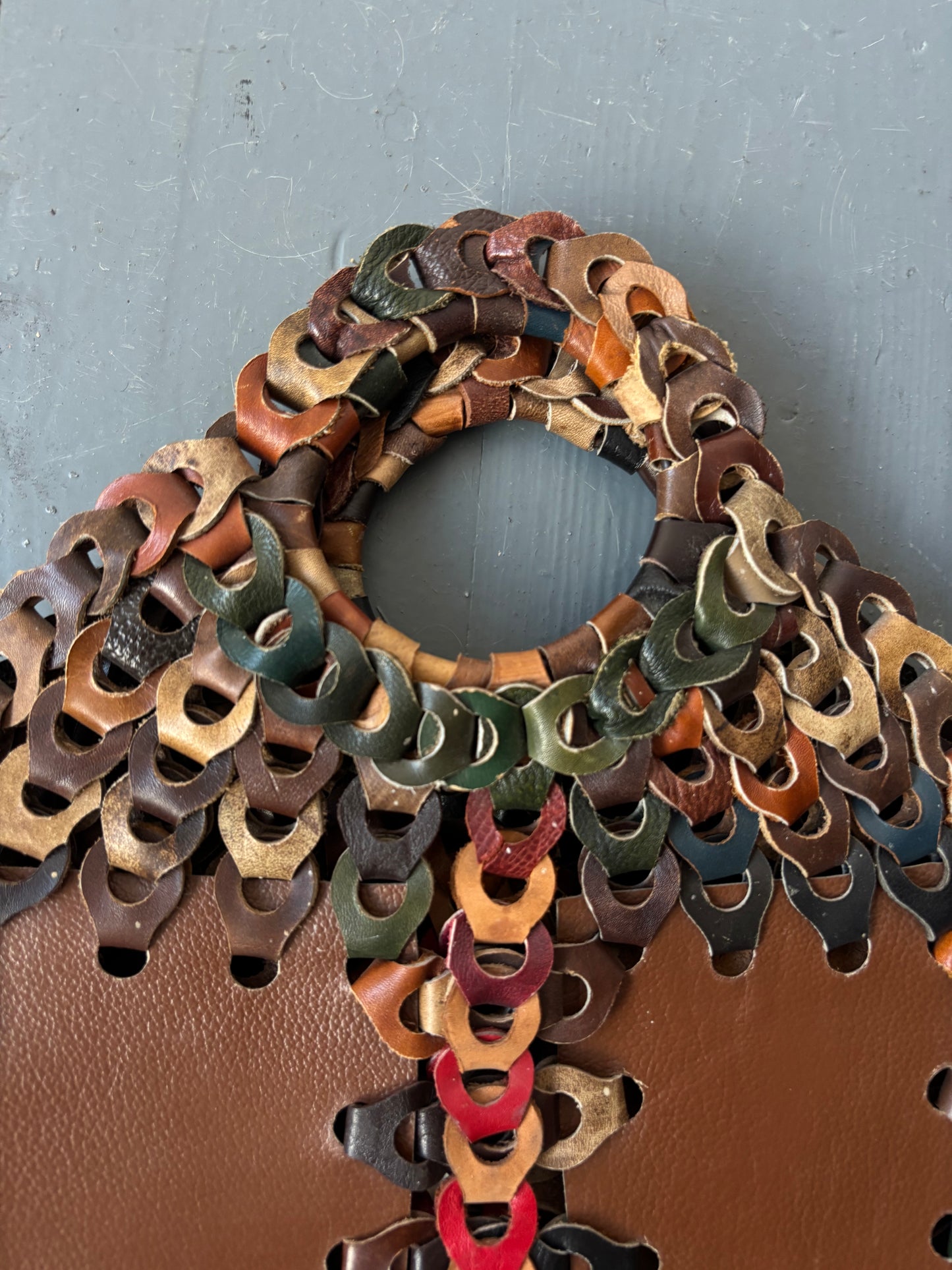 Vintage Tan Leather Bag