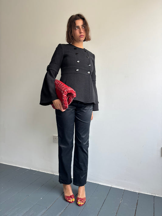 Emporio Armani Grey Wool Jacket