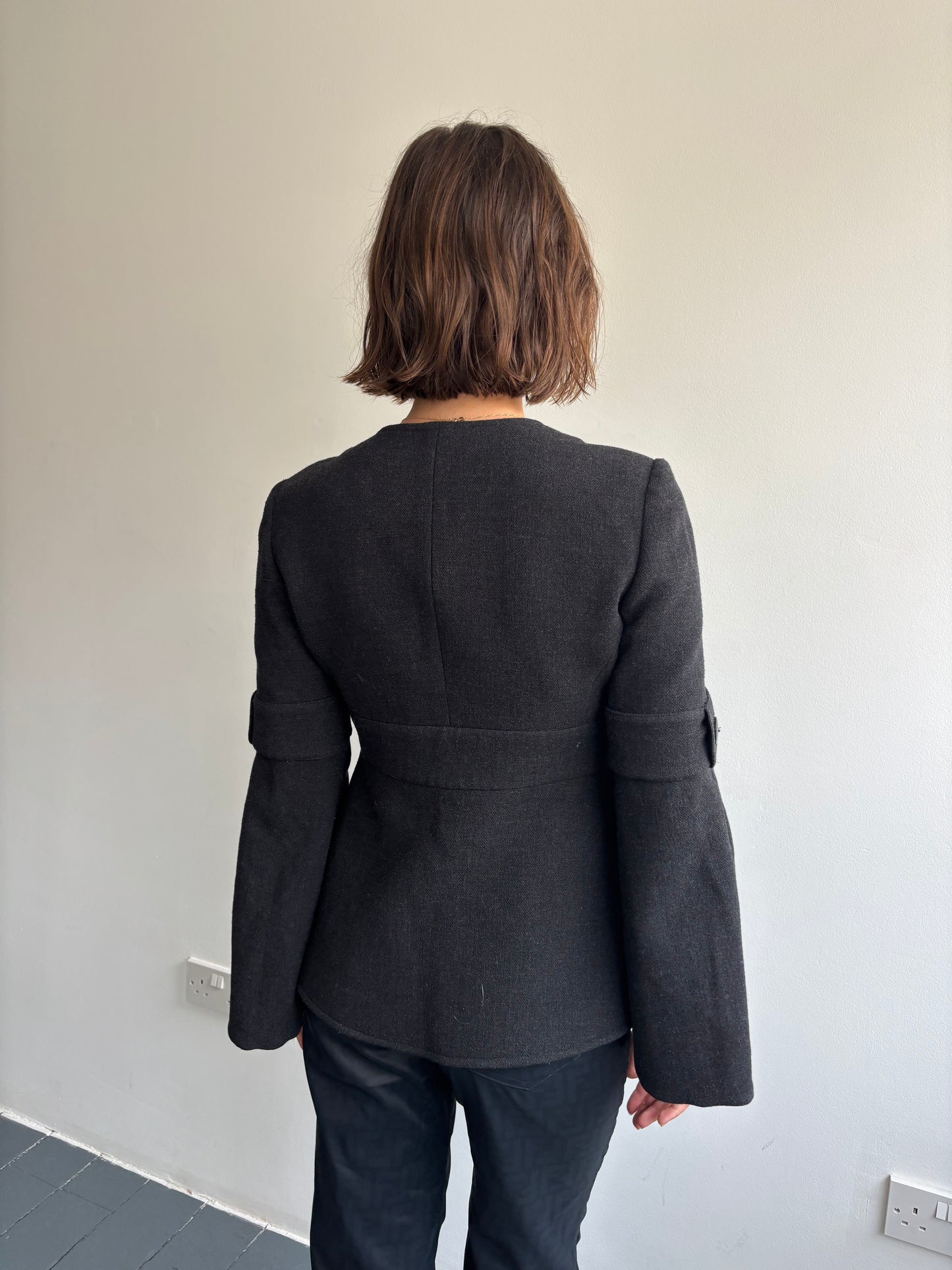 Emporio Armani Grey Wool Jacket