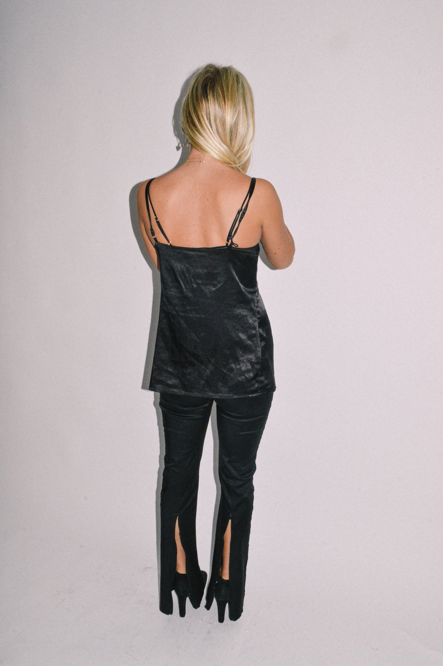 Naracamicie Black Satin Cami